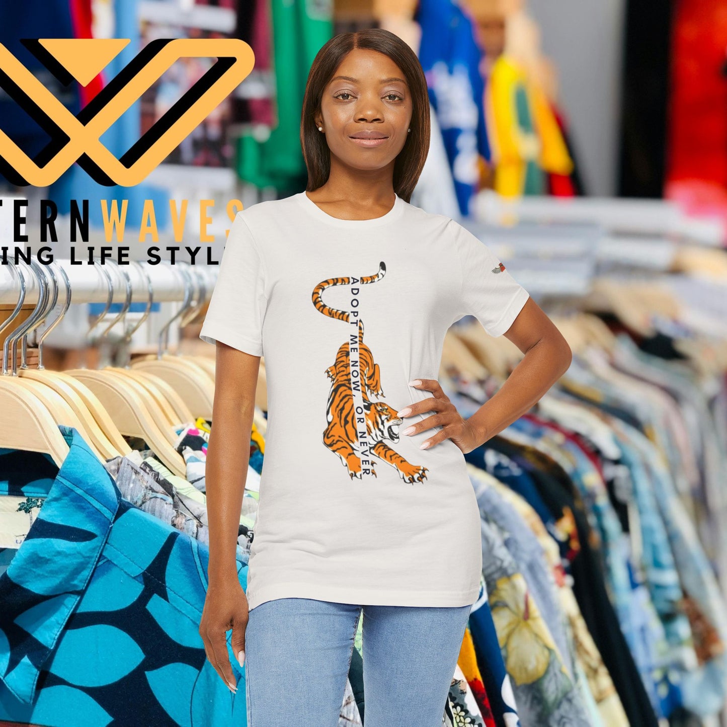 Unisex Jersey Short Sleeve Tee_ N2 Series PT2WW003_Limited Edition by WesternWaves: