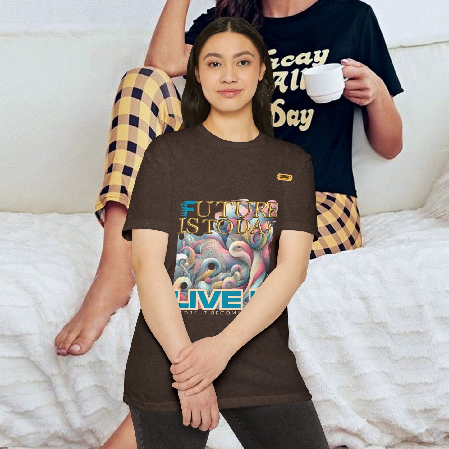 Unisex CVC Jersey T-shirt_ 16 June 2025_ Limited Edition Casual Fashion by WesternWaves: