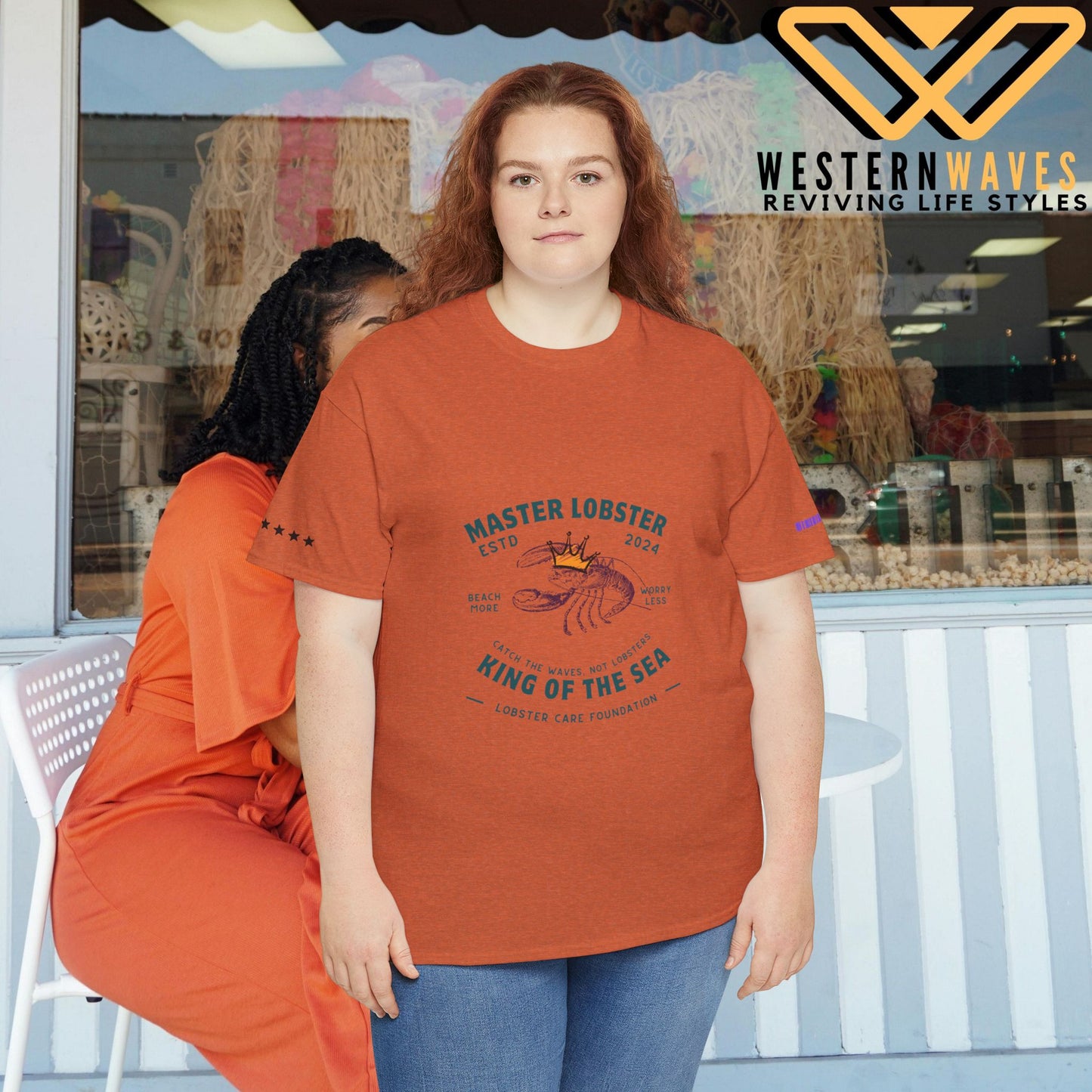 Unisex Heavy Cotton Tee_ Crafted from premium 100% cotton_ N2+ Series UHCT PT2WW007_ Limited Edition Maximum Comfort by WesternWaves: