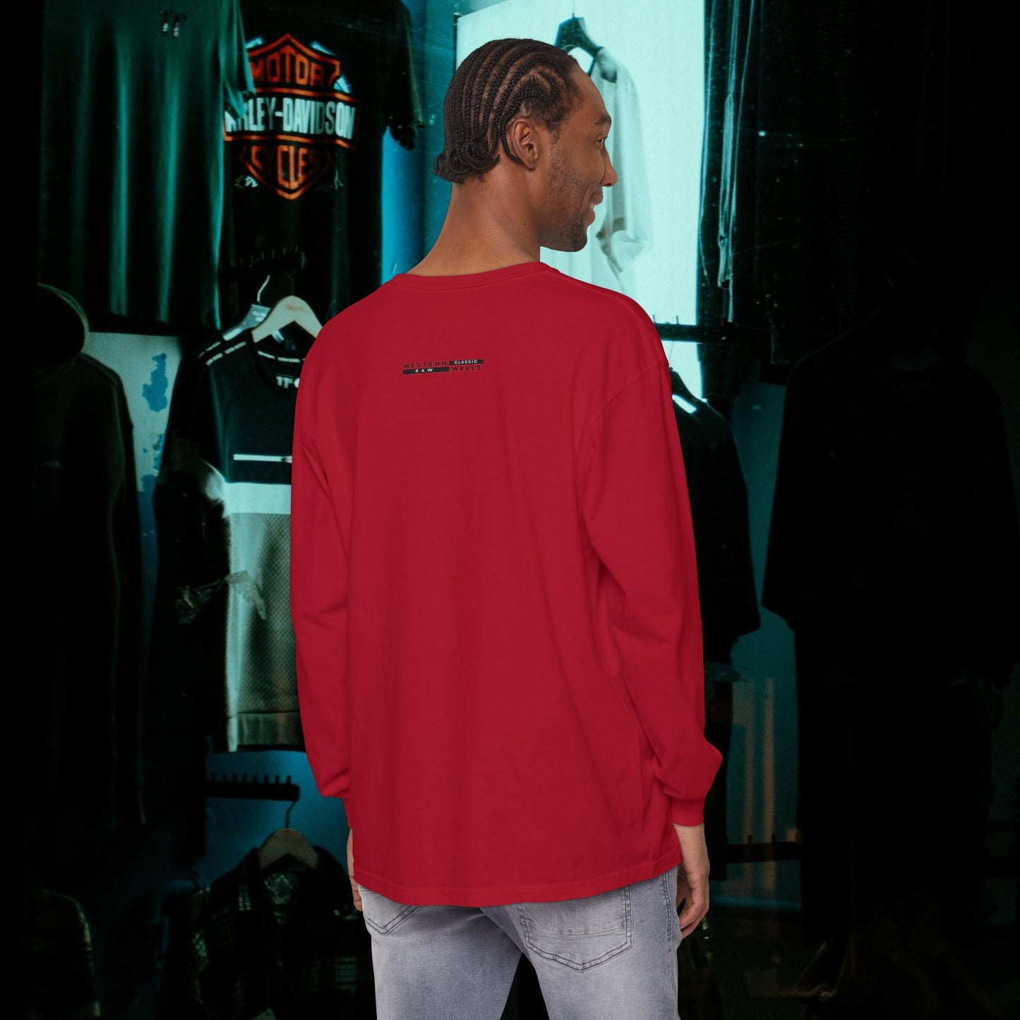 Unisex Long Sleeve T-Shirt_ N7 Series USLSTSHIRT PT2WW002_ Limited Edition Trendy Vibes by WesternWaves:
