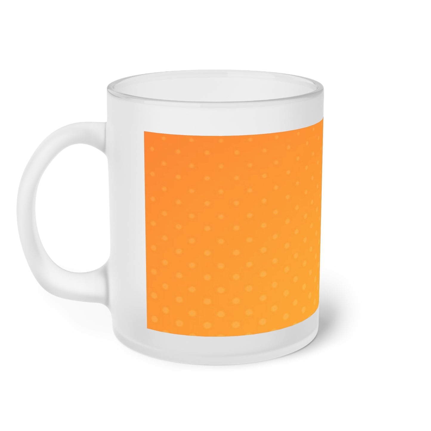 Frosted Glass Mug_ N2+ Series FGM PT2WW001_ Limited Edition Whimsical Dreams" Frosted Glass Mug by WesternWaves: