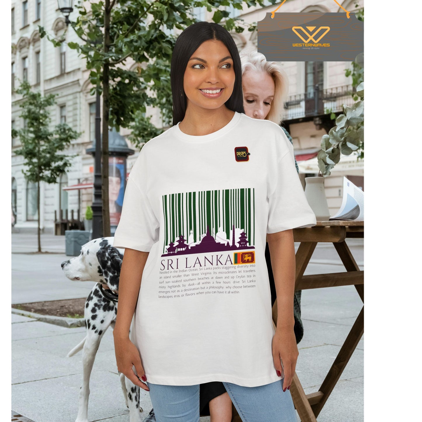 Unisex Oversized Tee_ N6+ Series USOSTEE PT2WW001_ Limited Edition by WesternWaves: