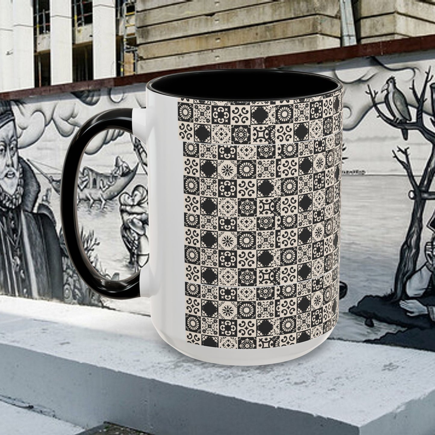 11oz Accent Mug_ N2 Series 11OZACM PT2WW001_ Limited Edition Perfect Blend of Style by WesternWaves:
