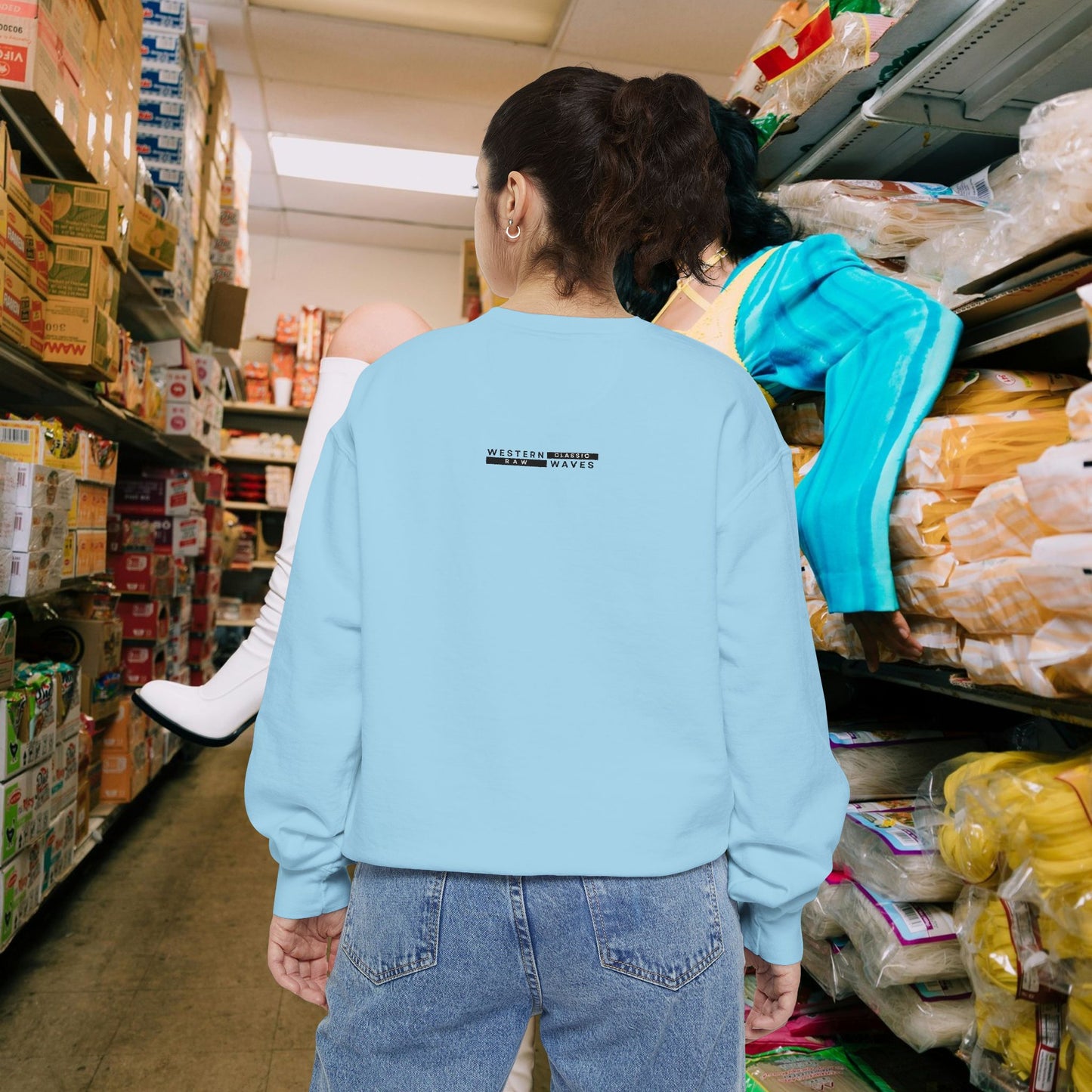 Unisex Garment-dyed Sweatshirt_ Series UWD 063_ Limited Edition Cozy Apparel for Adventurers by WesternWaves: