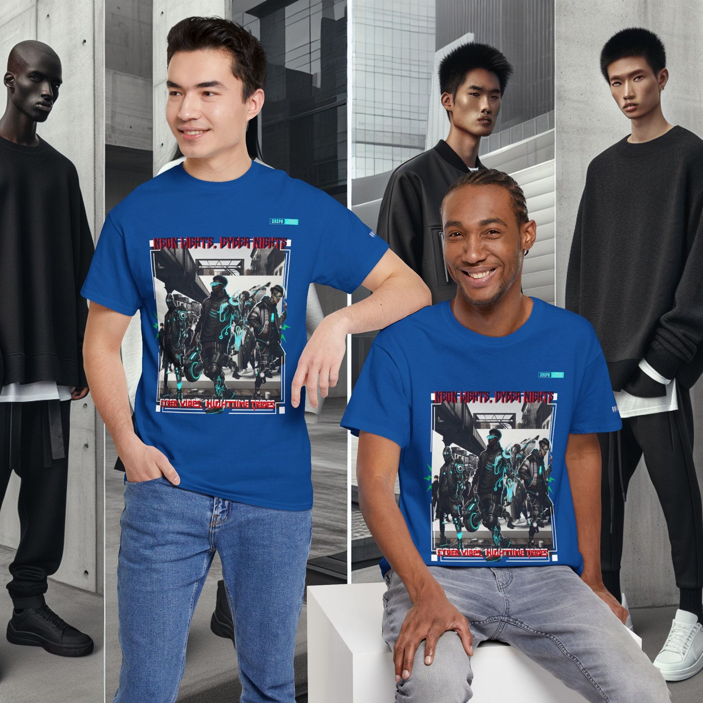 Unisex Heavy Cotton Tee_ N8+ Series USHOSTEE_ PT2WW003_ 01 Oct 2025_ Limited Edition Casual Wear by WesternWaves: