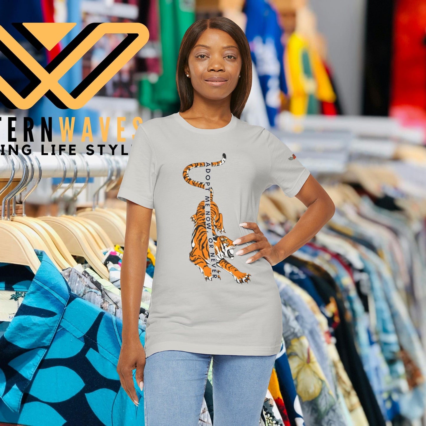 Unisex Jersey Short Sleeve Tee_ N2 Series PT2WW003_Limited Edition by WesternWaves: