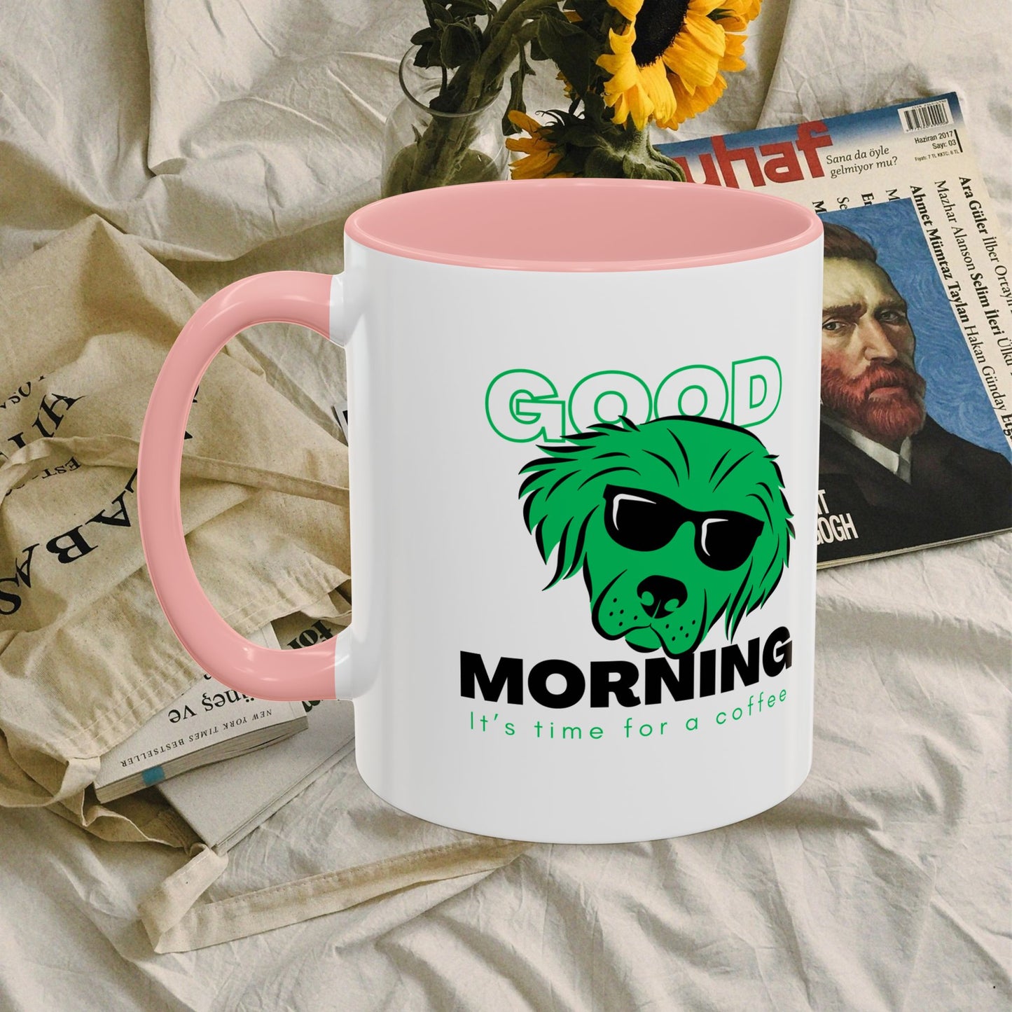 Accent Coffee Mug (11, 15oz)_ N+ Series ACMUG PT2WW012_ Limited Edition Mug by WesternWaves