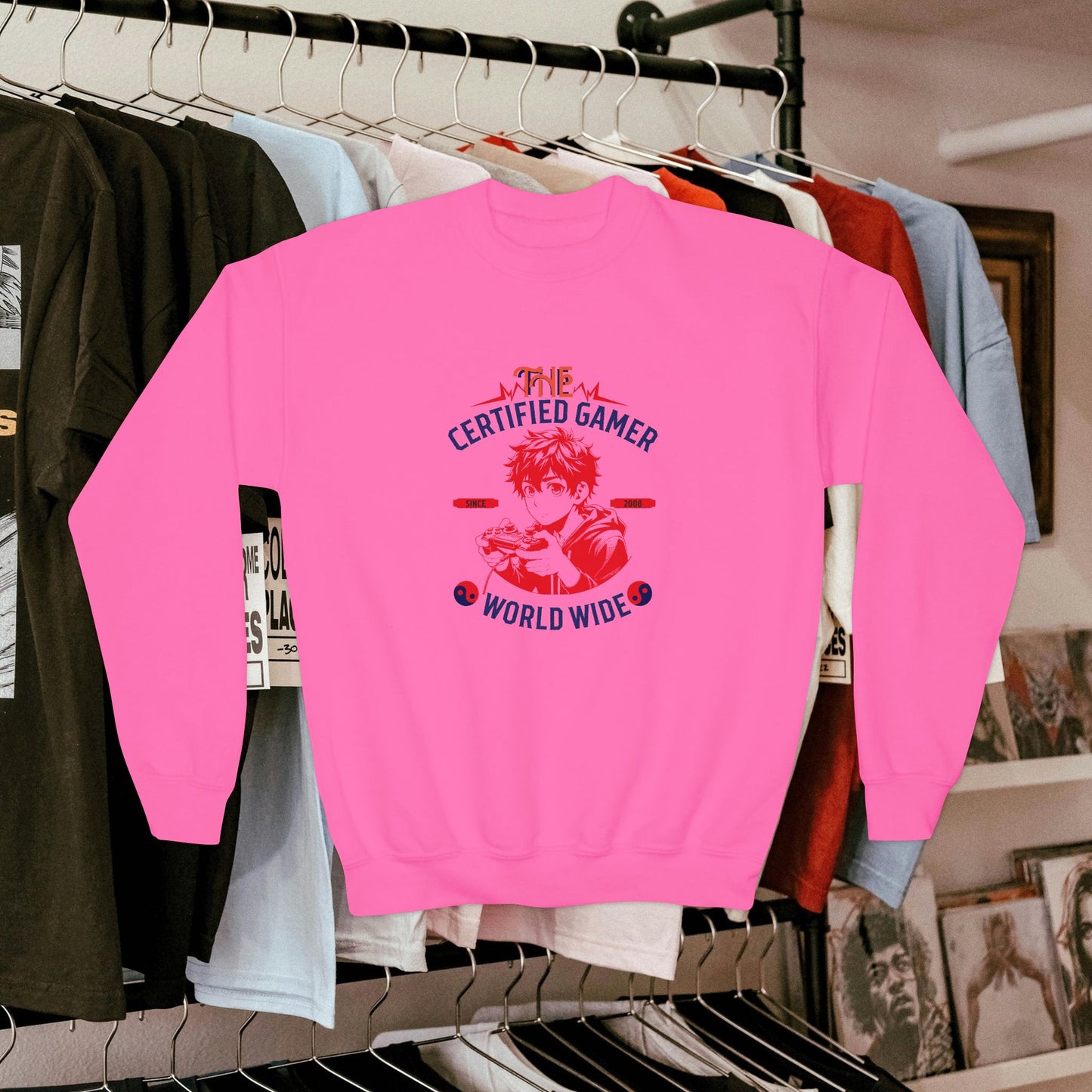 Youth Crewneck Sweatshirt_ N2+ Series YCNSS PT2WW004_ Limited Edition Perfect Companion for the School, Sports & Casual hangouts by WesternWaves: