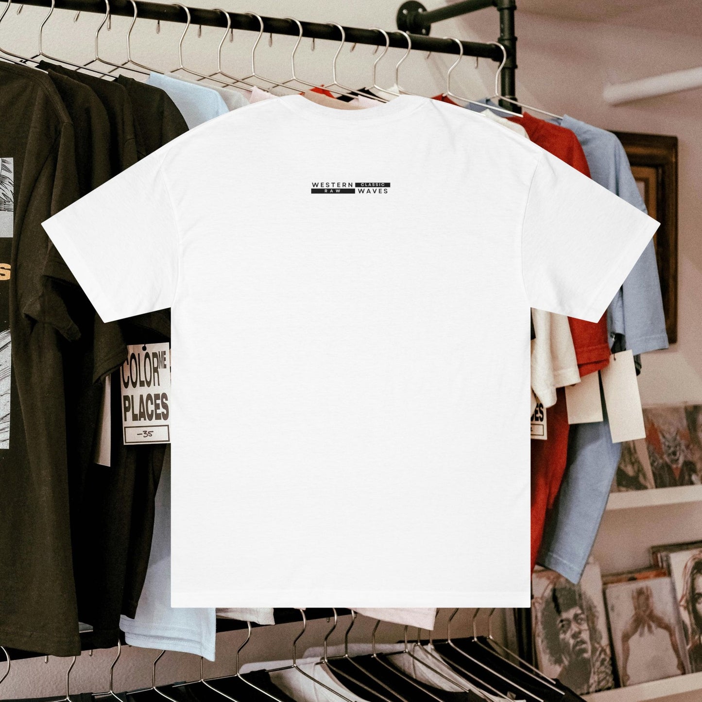 Unisex Classic Tee_ N2+ Series USCT PT2WW004_ Limited Edition Timeless Comfort & Effortless Style by WesternWaves: