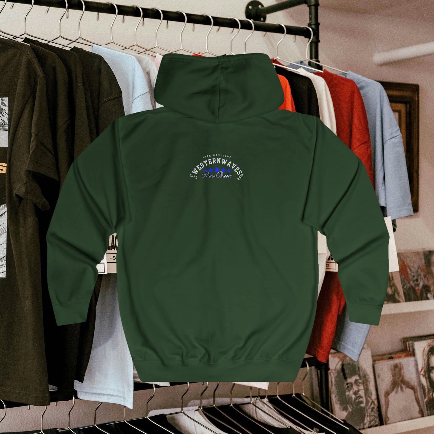 Unisex Full Zip Hoodie_ 21 June 2025_ Limited Edition Stylish Comfort by WesternWaves: