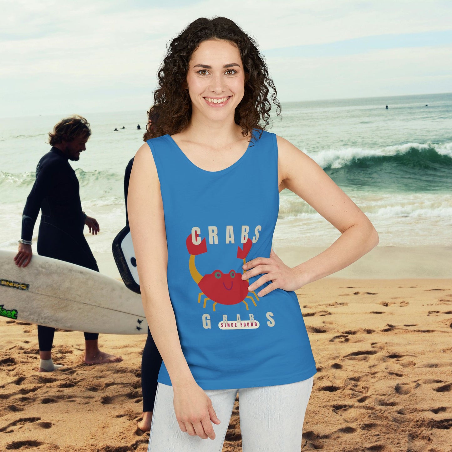 Unisex Garment-Dyed Tank Top_ N2+ Series USGDTT PT2WW012_ Limited Edition Comfort & Style by WesternWaves: