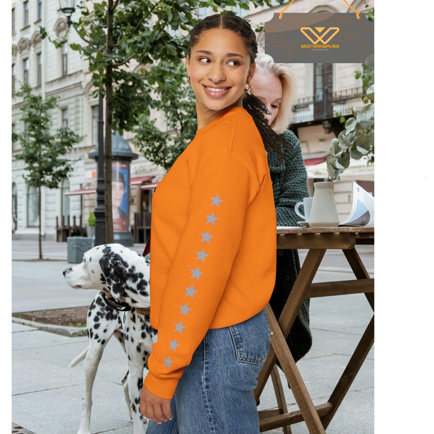 Unisex Heavy Blend™ Crewneck Sweatshirt_ N2+ Series UHBCSS PT2WW003_ Limited Edition Pure Luxury by WesternWaves: