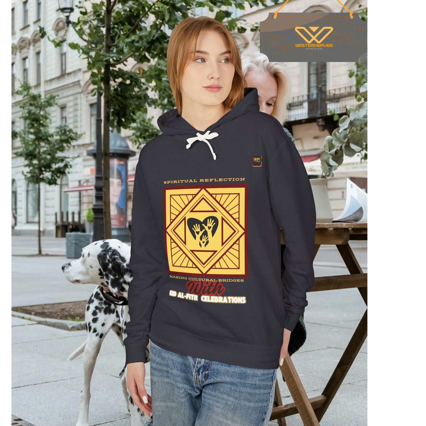 Unisex Lightweight Hooded Sweatshirt – N2+ Series USLWHSS PT2WW023_ Limited Edition Crafted Comfort by WesternWaves: