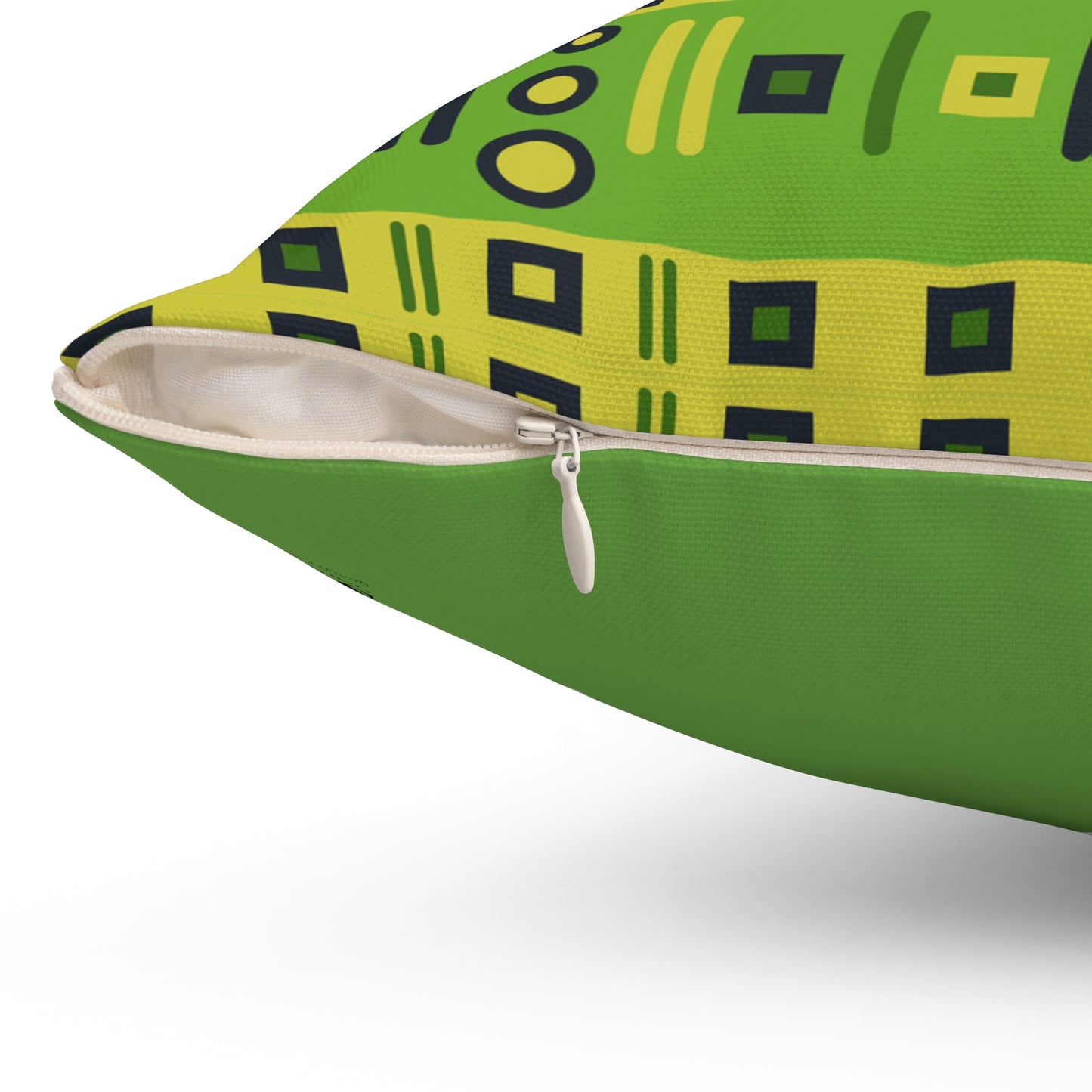Spun Polyester Square Pillow_ N3+ Series SPSP PT2WW001_ Personalized Limited Edition by WesternWaves: