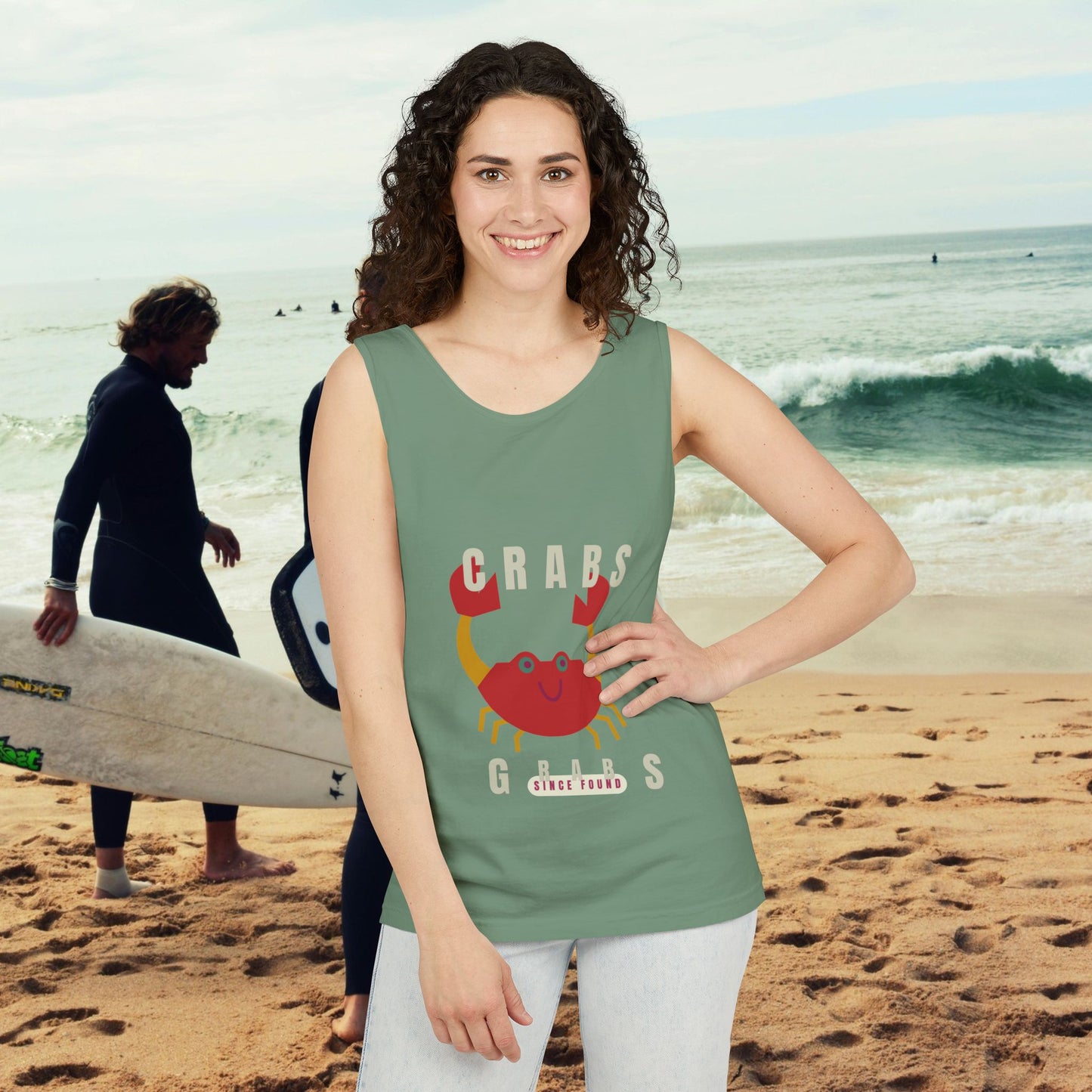 Unisex Garment-Dyed Tank Top_ N2+ Series USGDTT PT2WW012_ Limited Edition Comfort & Style by WesternWaves: