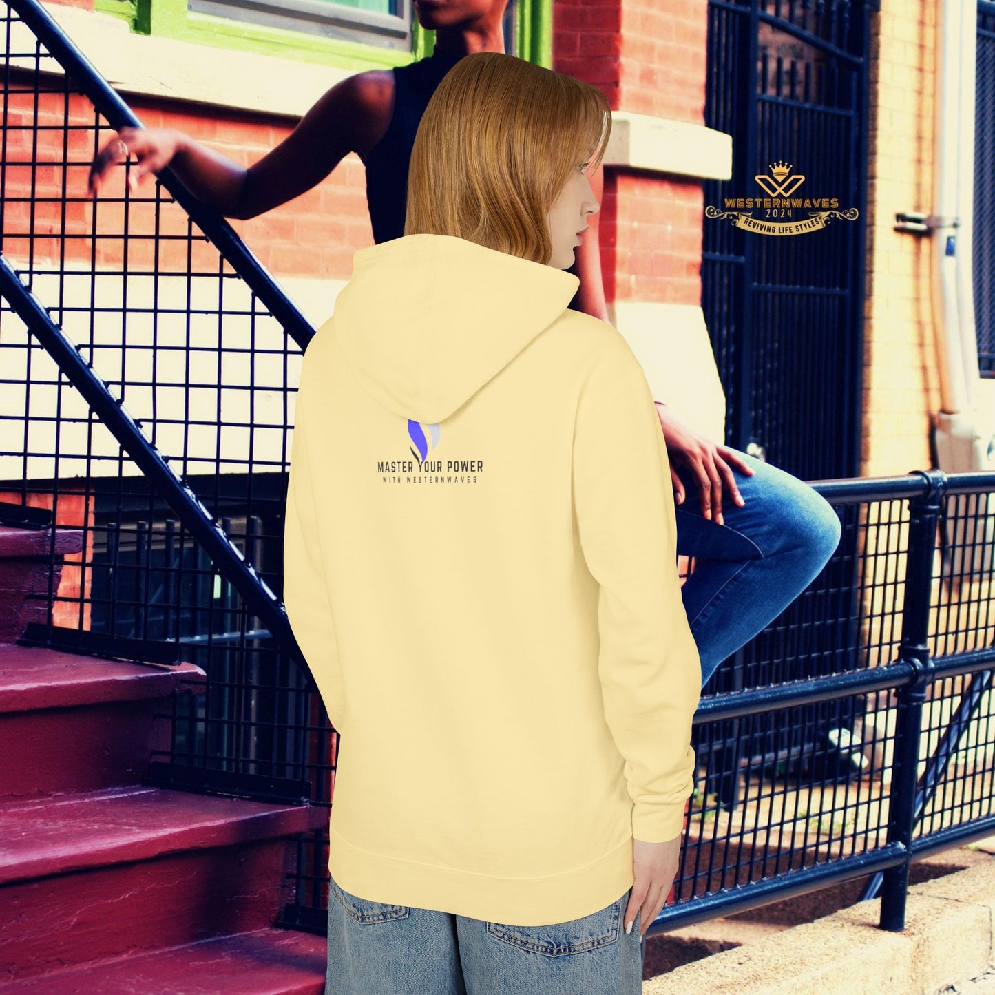 Unisex Lightweight Hooded Sweatshirt – N3+ Series USLWHSS PT2WW012_ Limited Edition Crafted Comfort by WesternWaves: