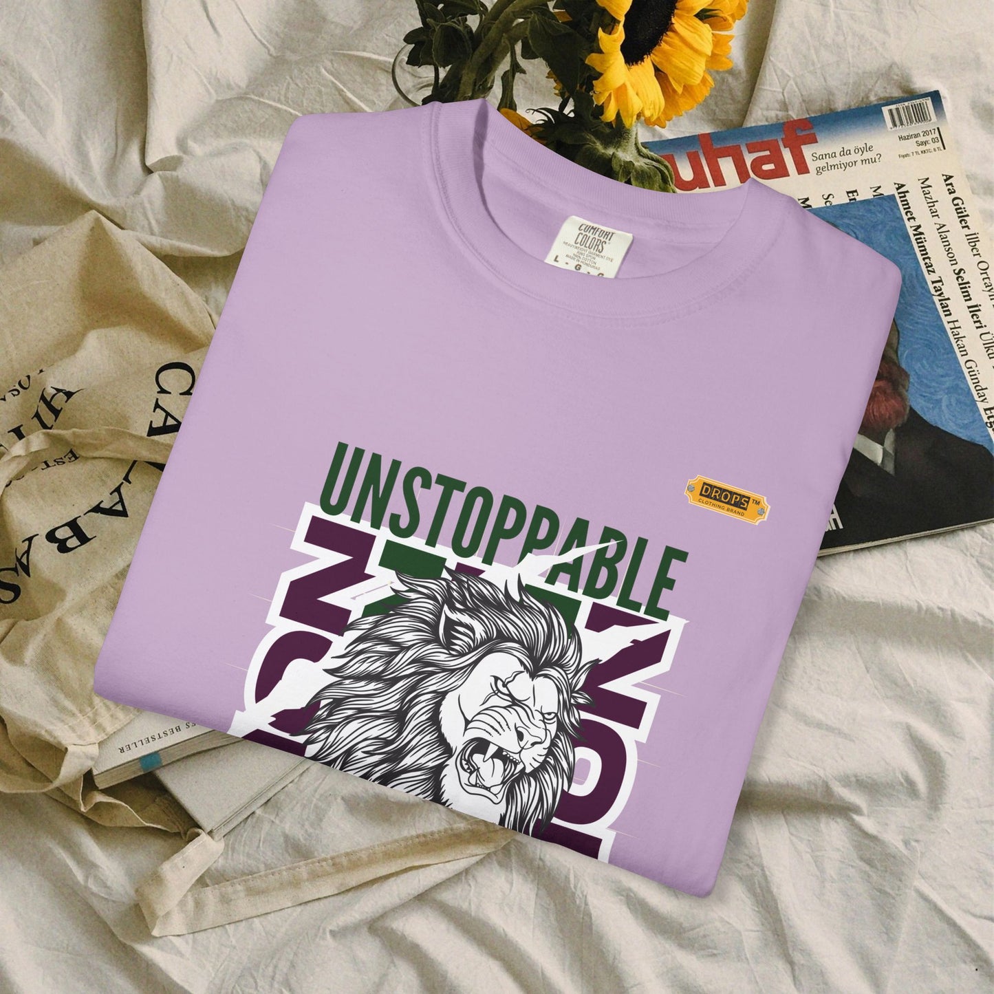 Unisex Garment-Dyed T-Shirt_ 26 June 2025_ Limited Edition Strength in Diversity by WesternWaves: