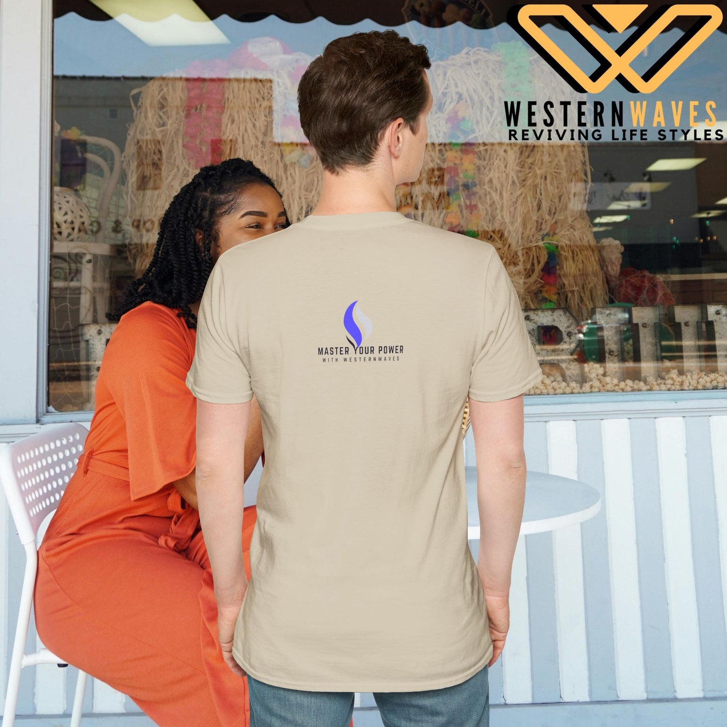 Unisex Softstyle T-Shirt_ N2+ Series USSTS FT2WW003_ Redefines Relaxation Limited Edition by WesternWaves: