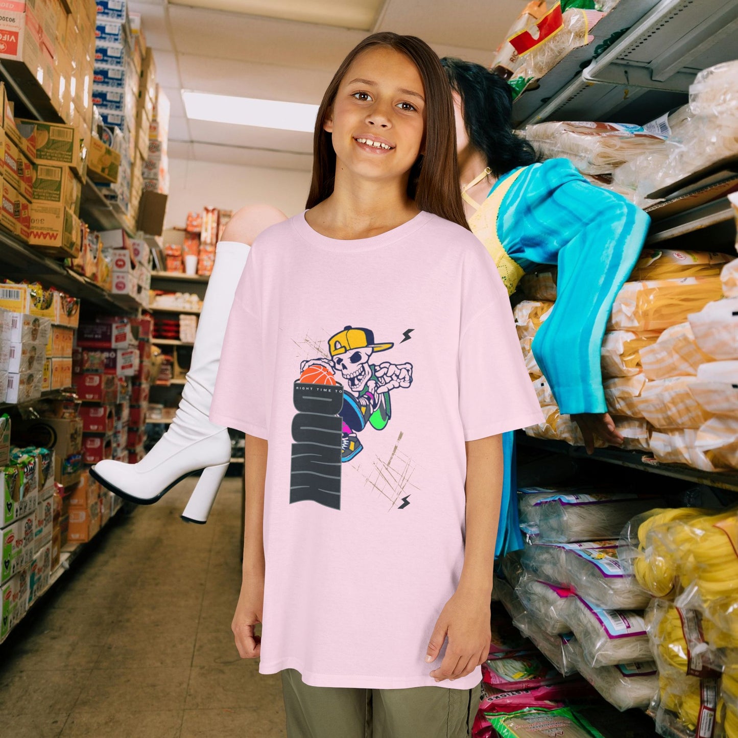 Kids Heavy Cotton™ Tee_ N2+ Series KHCT PT2WW008_ Limited Edition Durable Comfort for Every Adventure by WesternWaves: