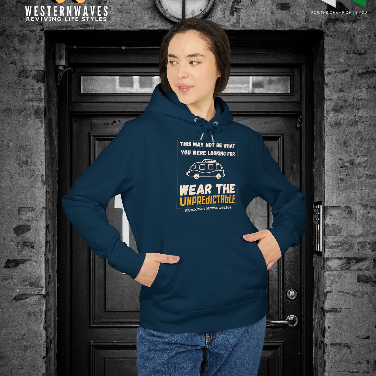 Unisex Cruiser 2.0 Hoodie – N3+ Series USC2.0H PT2WW001_ Limited Edition Eco-Friendly Comfort & Style by WesternWaves: