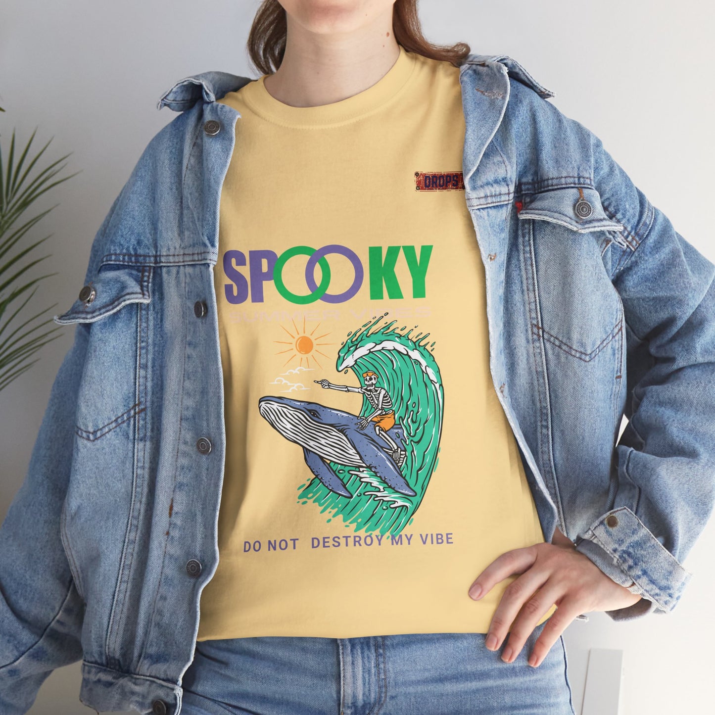 Unisex Heavy Cotton Tee_ Crafted from premium 100% cotton_ N2* Series UHCT PT2WV008_ Limited Edition Epitome of Comfort & Durability by WesternWaves: