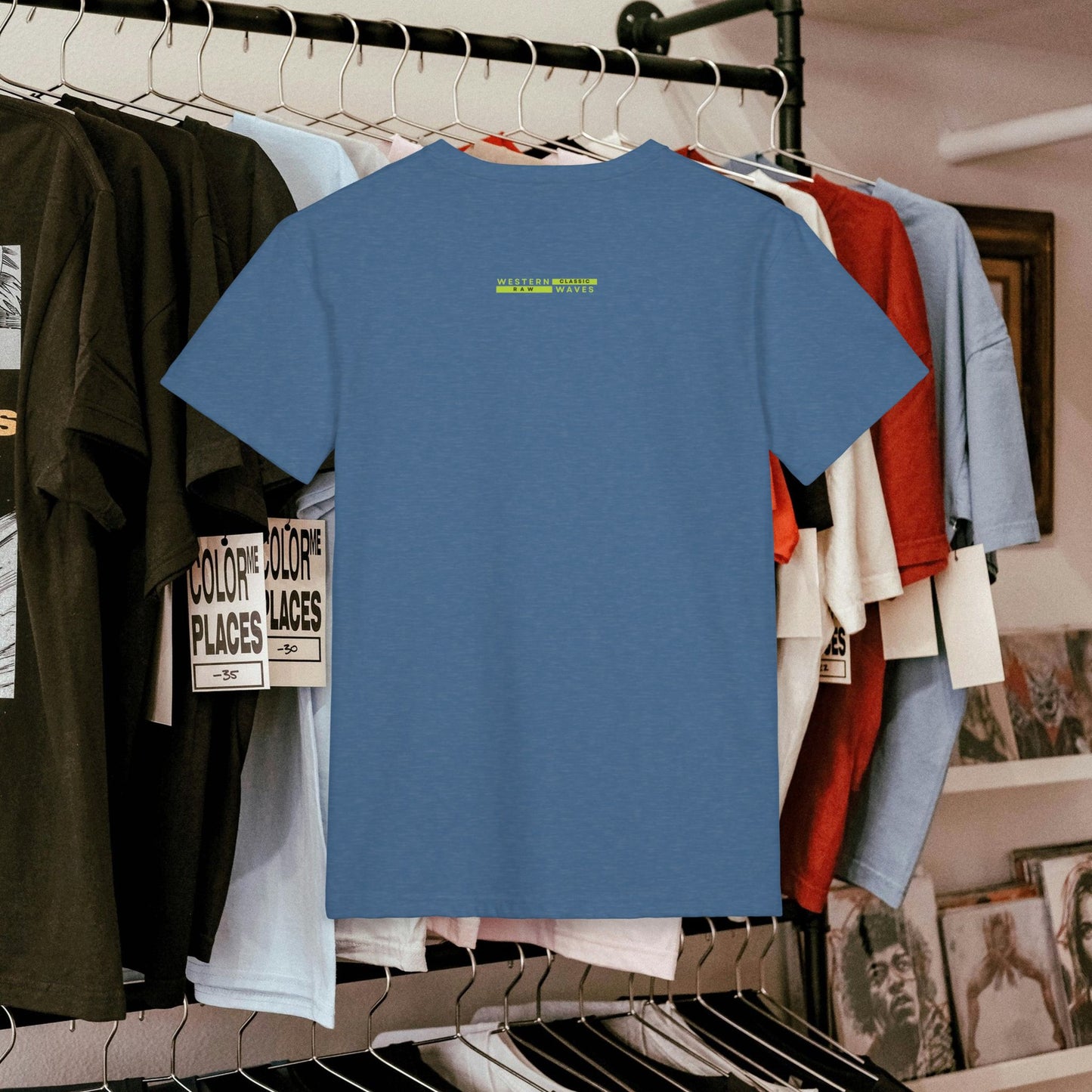 Unisex Sueded T-Shirt_ N8* Series USSTSHIRT_ Limited Edition Casual Elegance by WesternWaves: