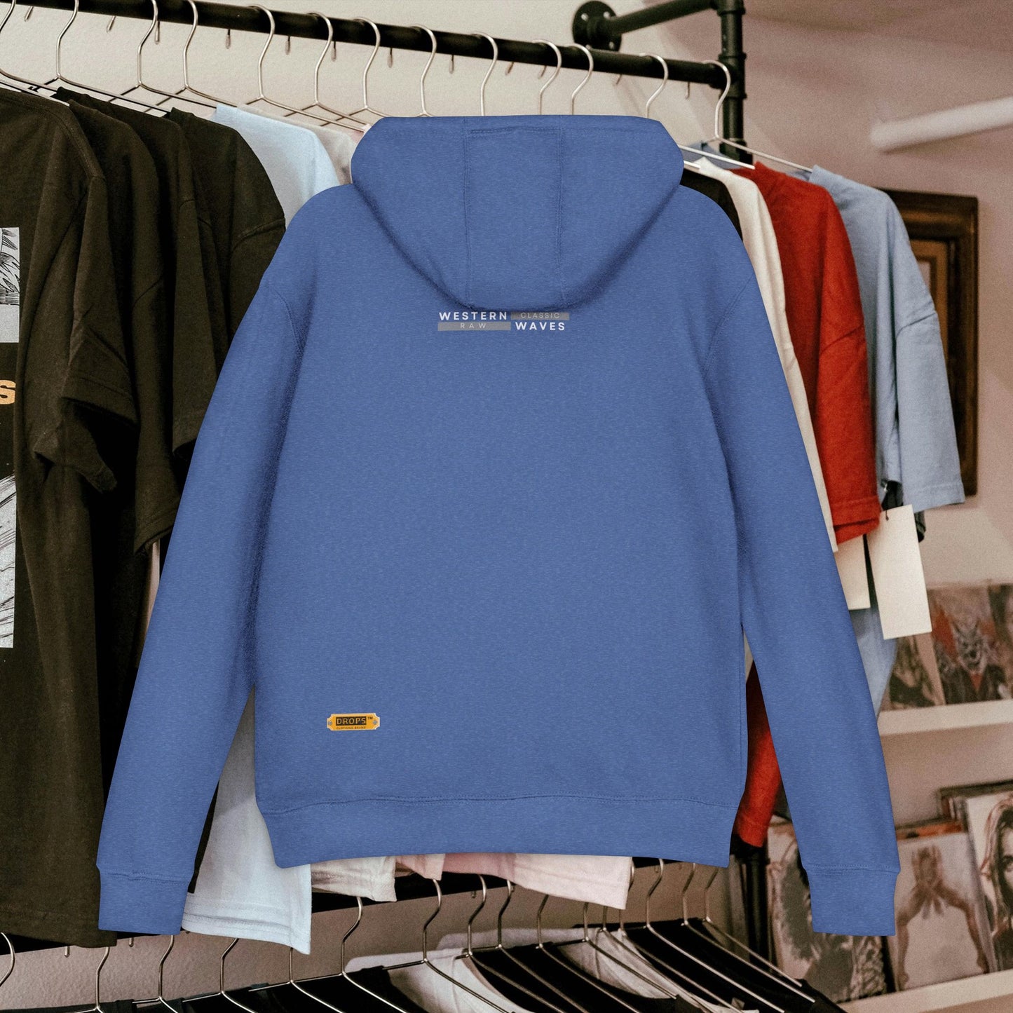 Unisex French Terry Hoodie_ 24 June 2025_ Limited Edition Stylish Fashion by WesternWaves:
