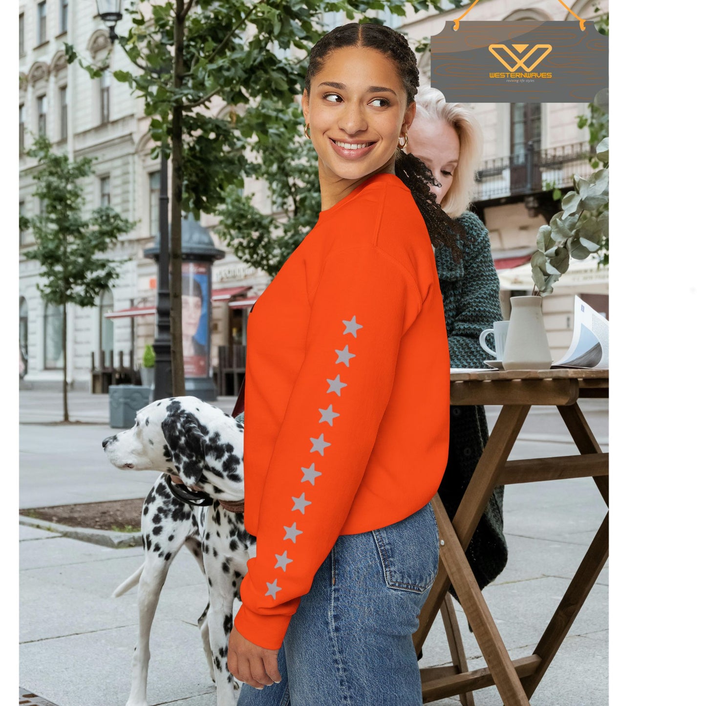 Unisex Heavy Blend™ Crewneck Sweatshirt_ N2+ Series UHBCSS PT2WW003_ Limited Edition Pure Luxury by WesternWaves: