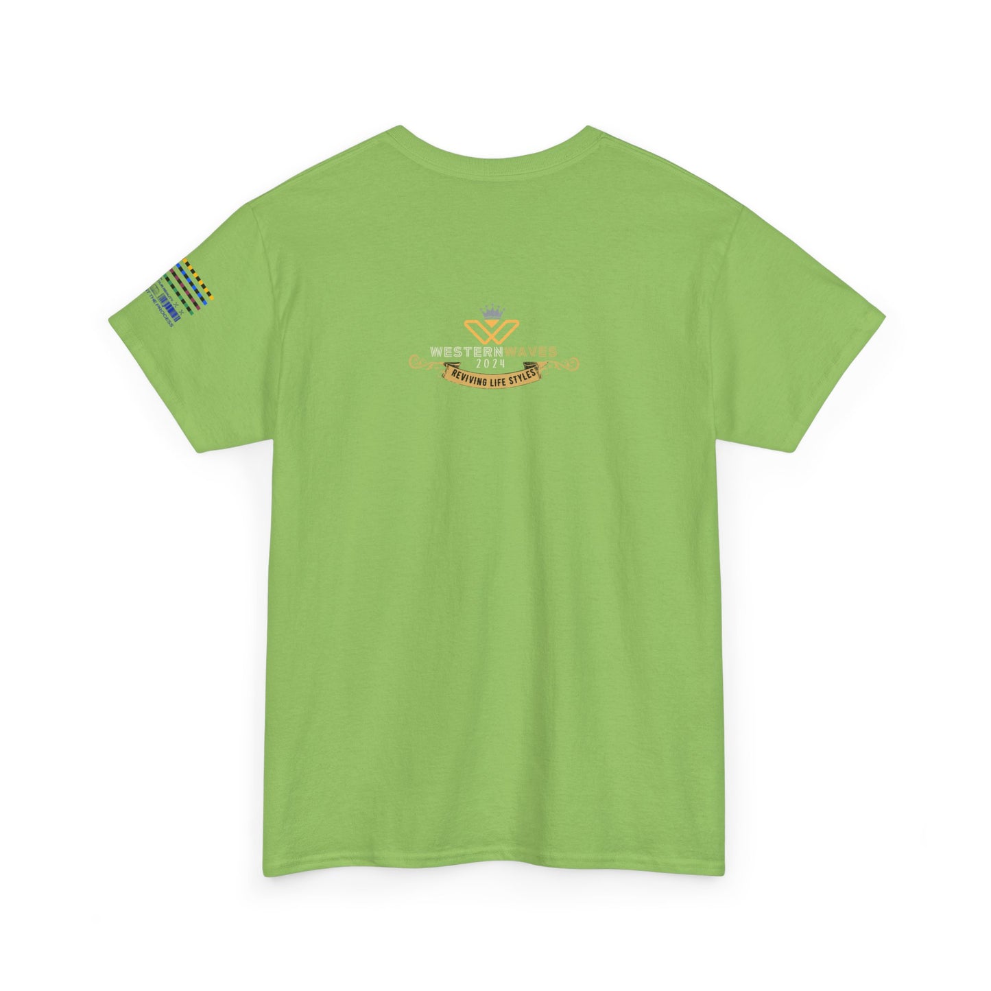 Unisex Heavy Cotton Tee_ Crafted from premium 100% cotton_ N+ Series UHCT PT2WV003_ Limited Edition by WesternWaves: