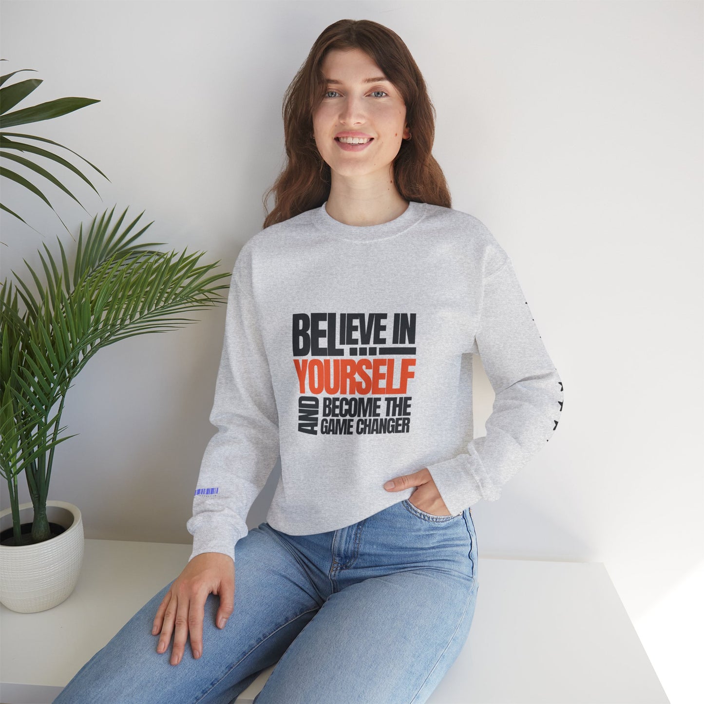 Unisex Heavy Blend™ Crewneck Sweatshirt_ N2+ Series UHBCSS PT2WW028_ Limited Edition Pure Luxury By WesternWaves: