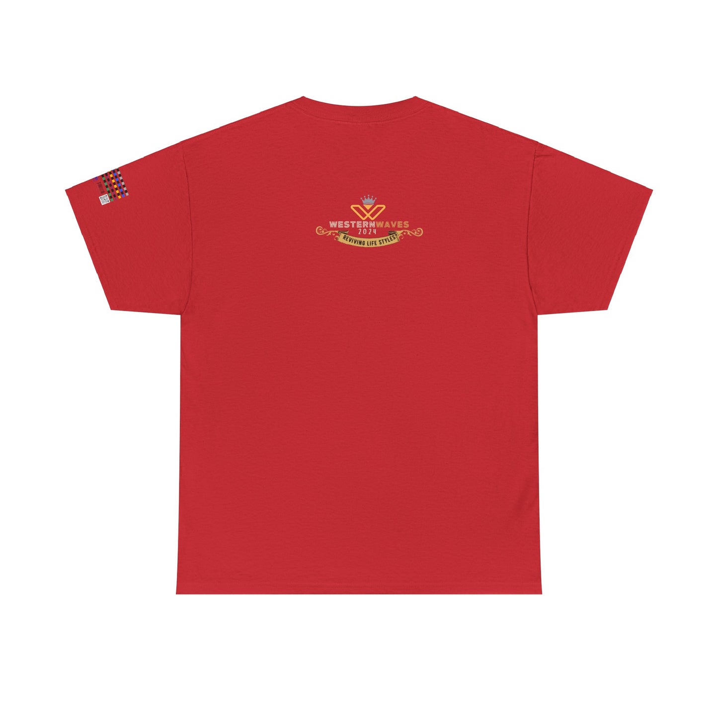 Unisex Heavy Cotton Tee_ Crafted from premium 100% cotton_ N+ Series UHCT PT2WV006_ Limited Edition by WesternWaves: