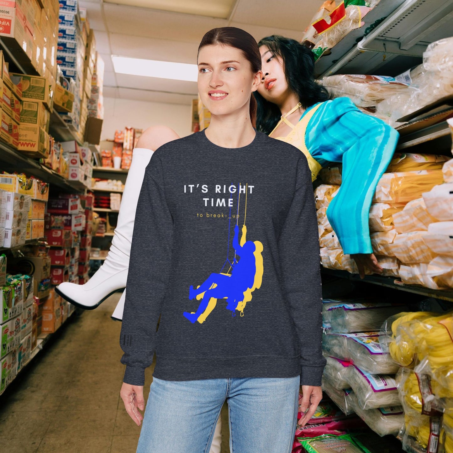 Unisex Heavy Blend™ Crewneck Sweatshirt_ N3+ Series UHBCSS PT2WW020_ Limited Edition by WesternWaves: