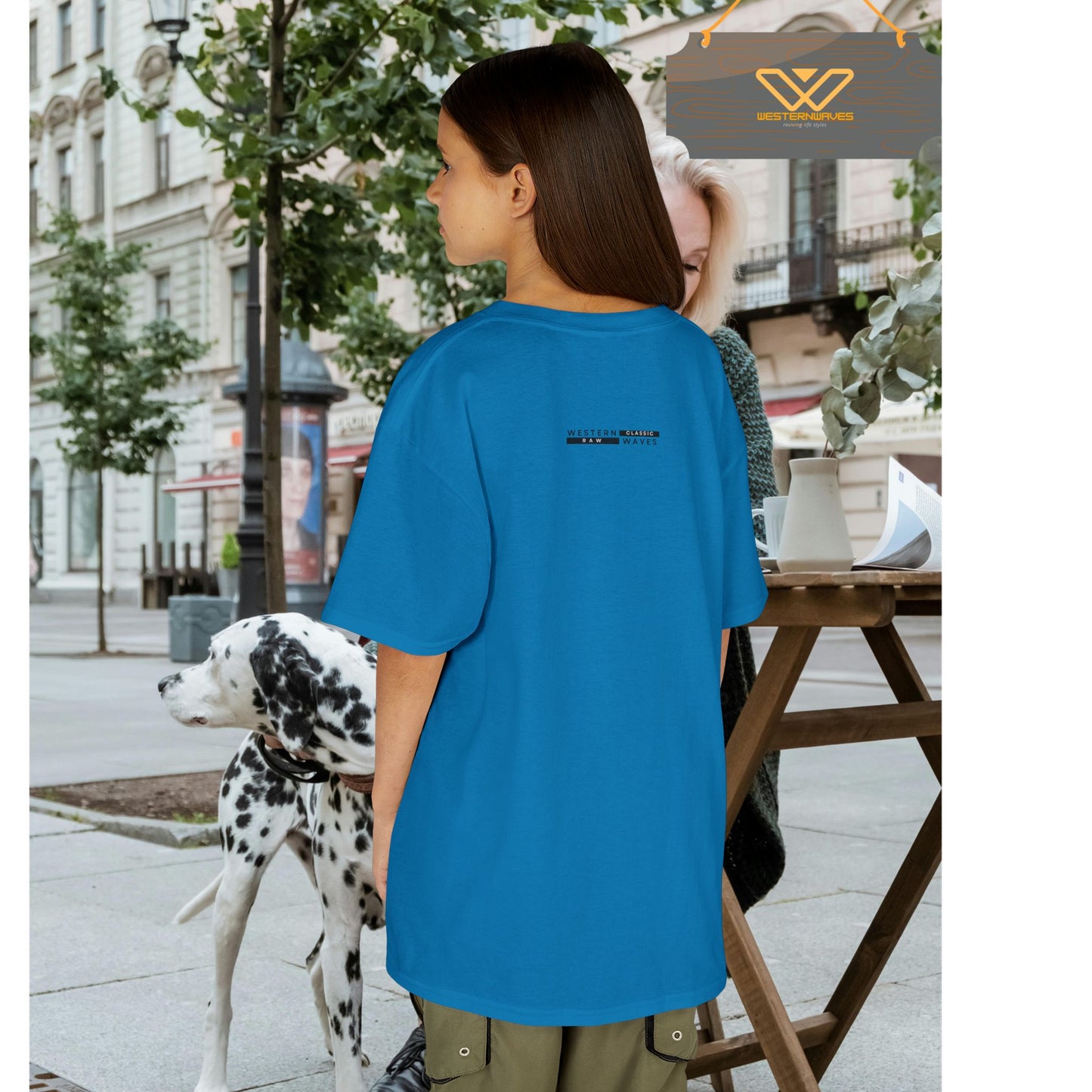 Kids Heavy Cotton™ Tee_ N2 Series KHCT PT2WW0011_ Limited Edition Durable Comfort for Every Adventure by WesternWaves: