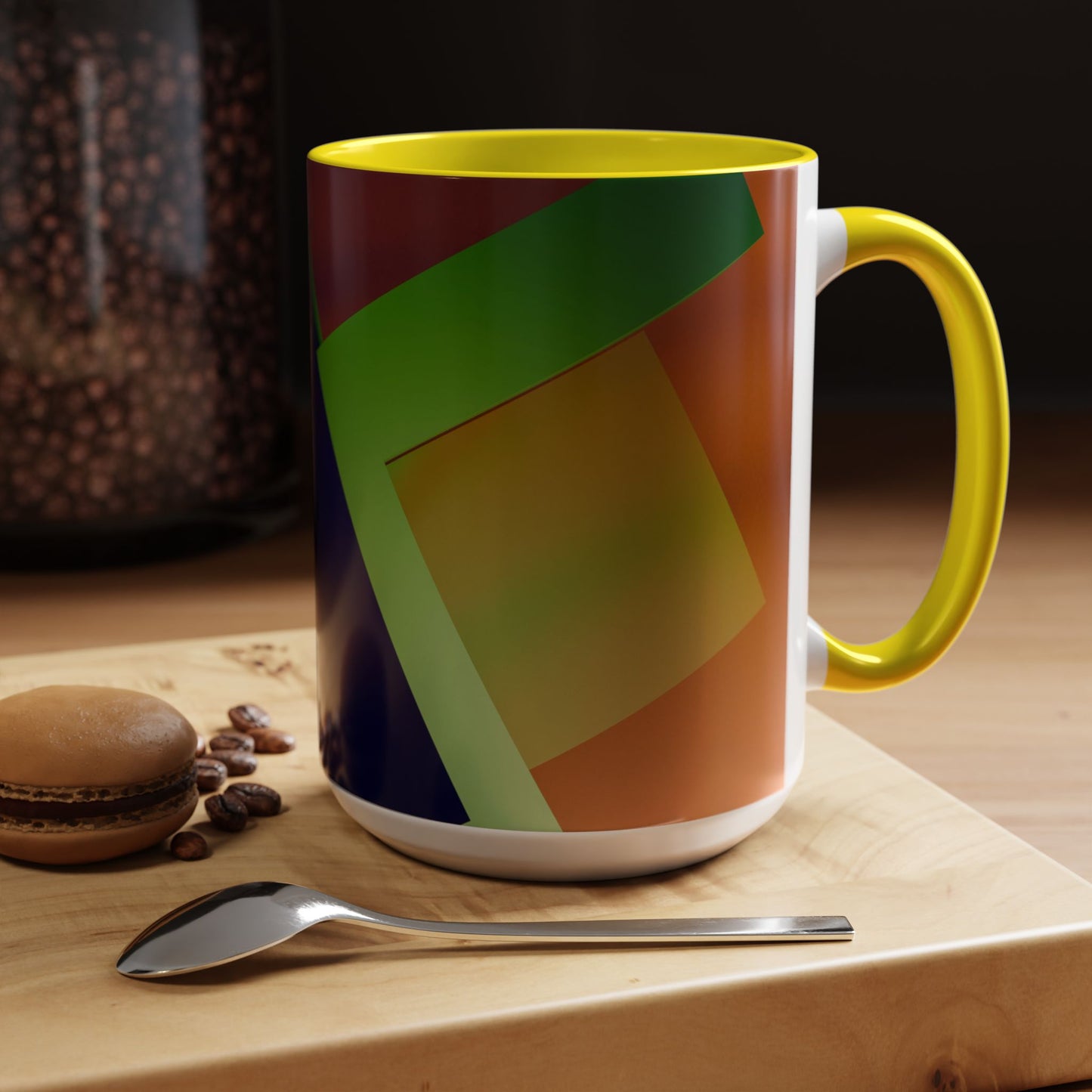 Accent Coffee Mug 11, 15oz_ N3+ Series ACM11OZ PT2WW018_ Limited Edition Perfect Blend of Style by WesternWaves: