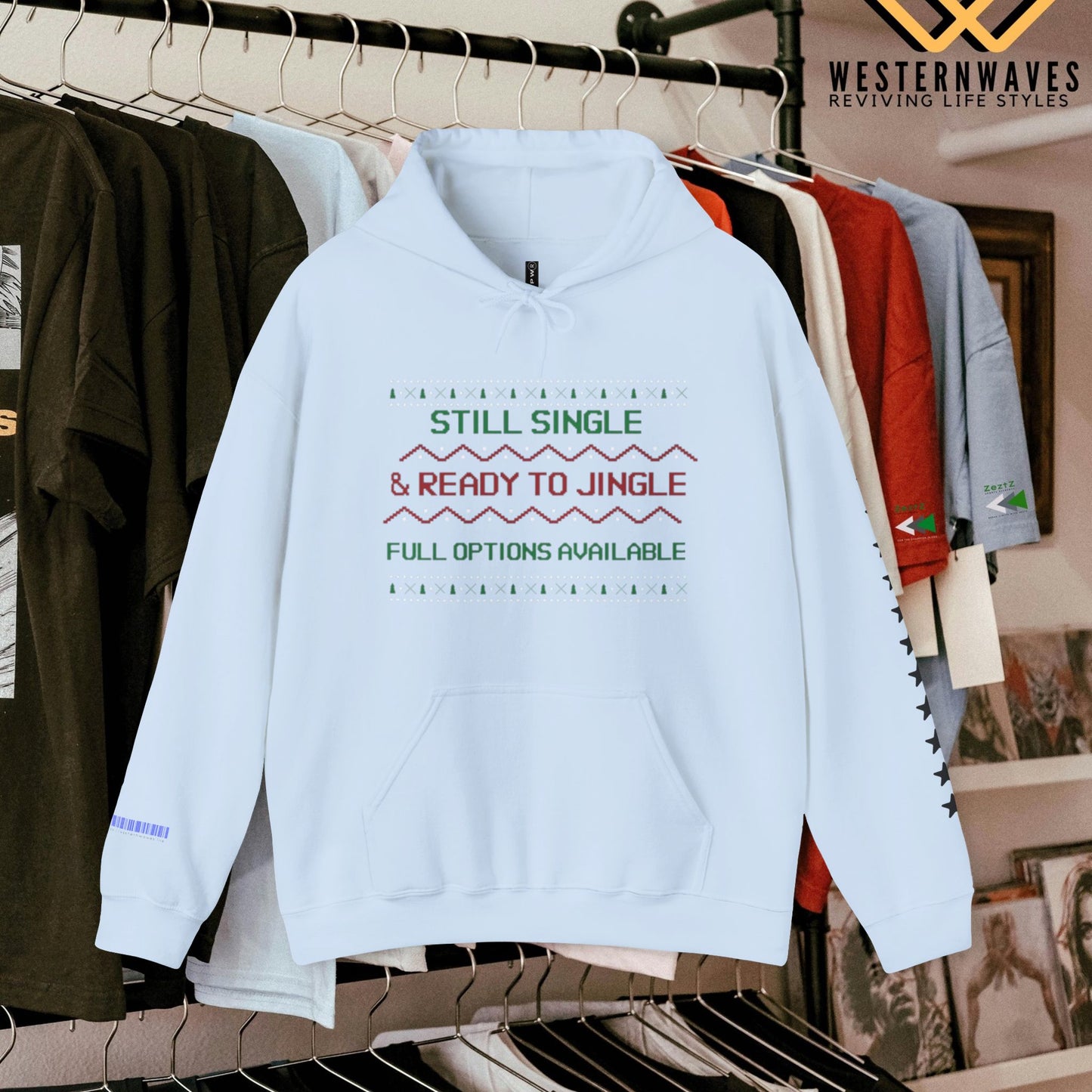 Unisex Heavy Blend™ Hooded Sweatshirt_ N2+ Series USHBHSS PT2WW007_Limited Edition Pinnacle of Comfort & Style by WesternWaves: