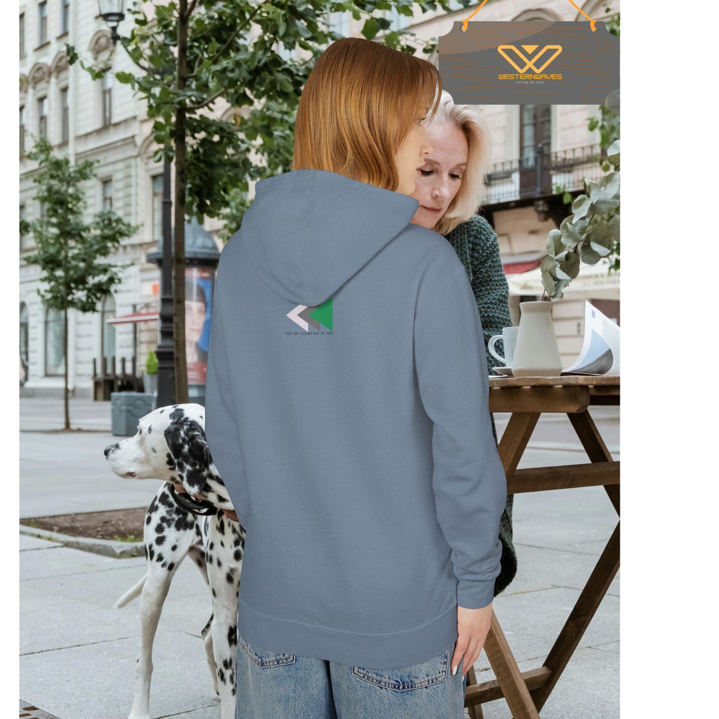 Unisex Lightweight Hooded Sweatshirt – N2 Series USLWHSS PT2WW021_ Limited Edition Crafted Comfort by WesternWaves: