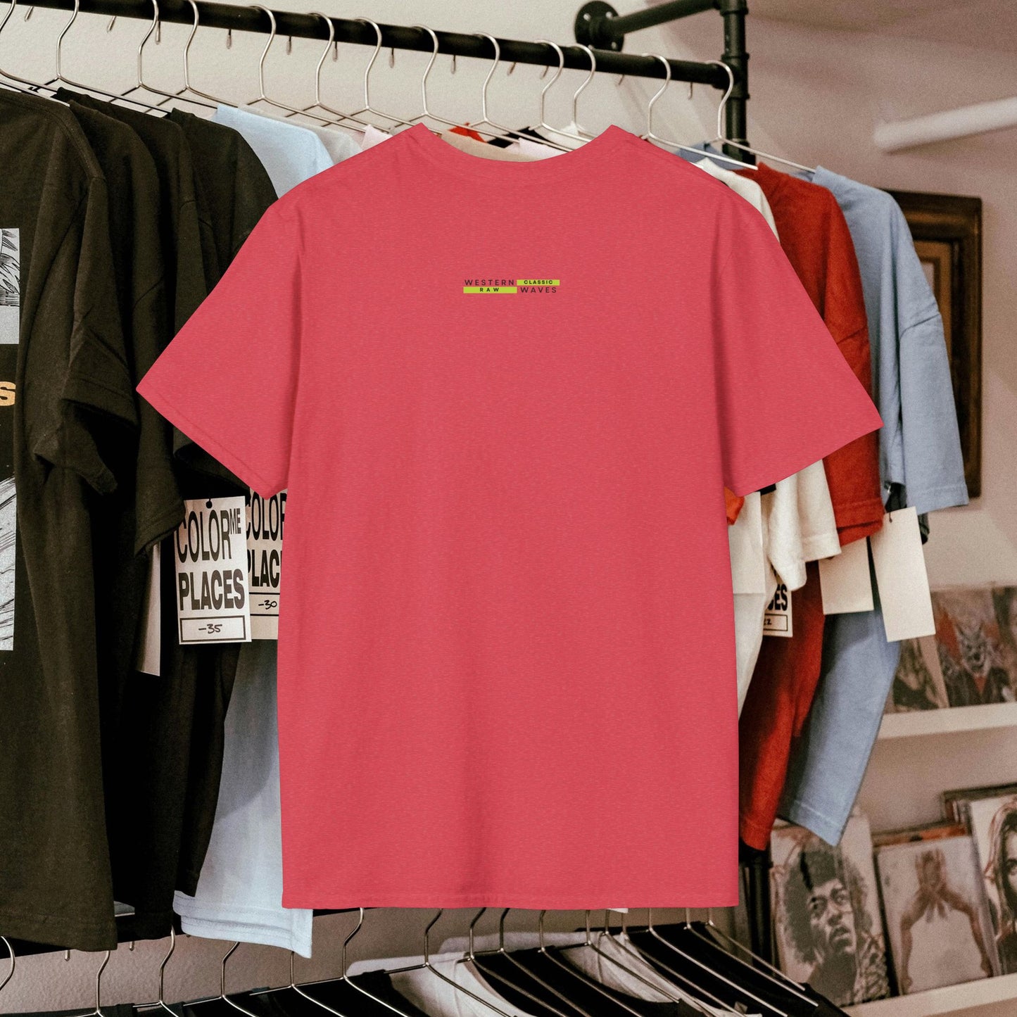 Unisex Softstyle T-Shirt_ N+ Series USSTS FT2WW009_ Limited Edition by WesternWaves: