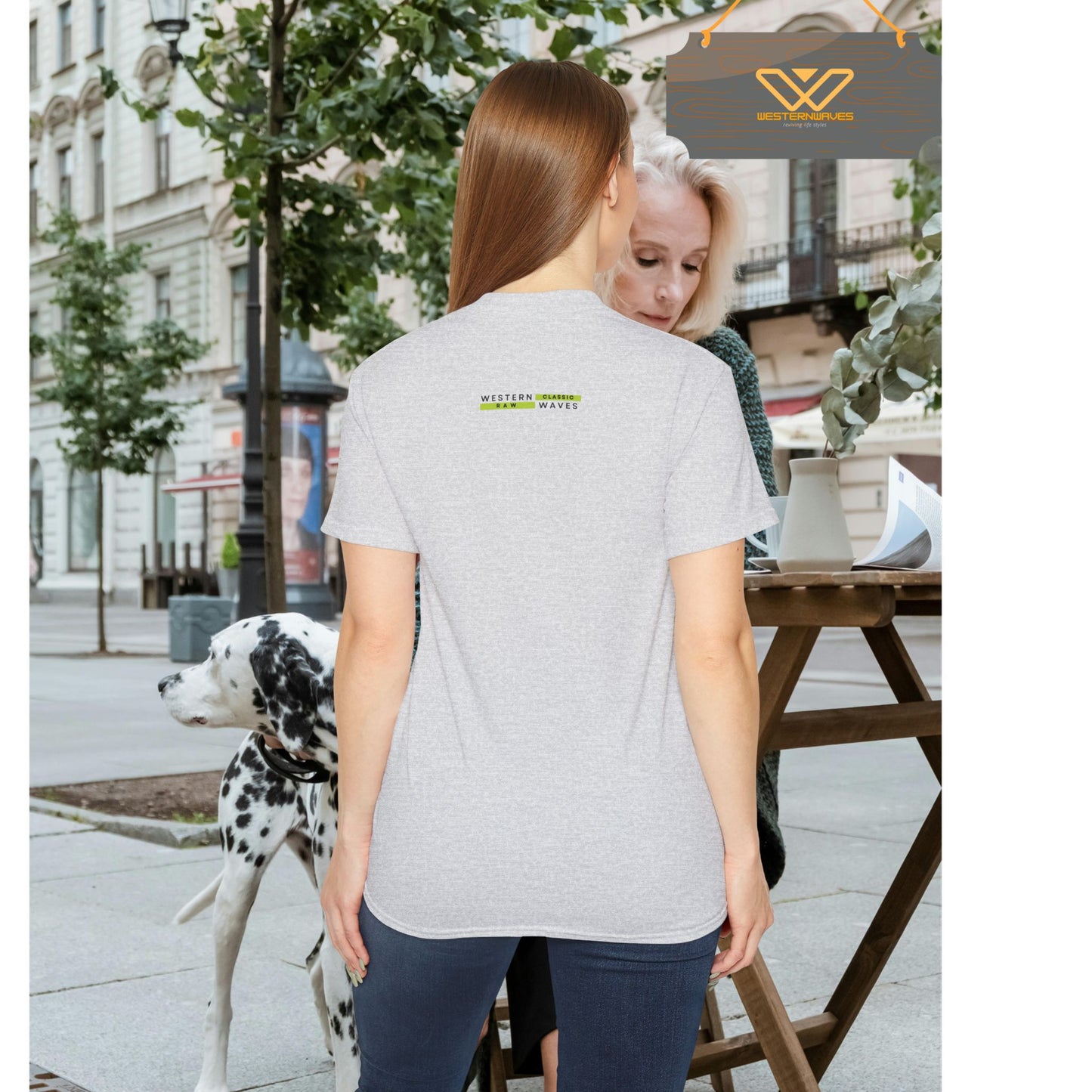 Unisex Ultra Cotton Tee_ Classic Comfort Unleashed_ N2+ Series USUCTEE PT2WW007_ Limited Edition Maximum Comfort & Style by WesternWaves:
