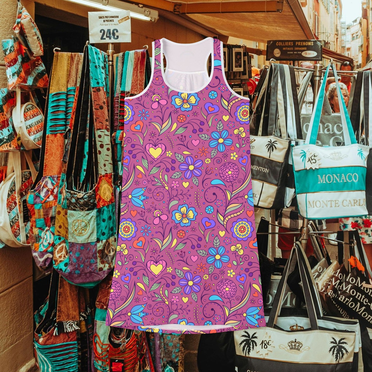 Women's Racerback Dress (AOP)_ N Series WRBD(AOP) PT2WW002_ Ultimate Comfort Limited Edition by WesternWaves: