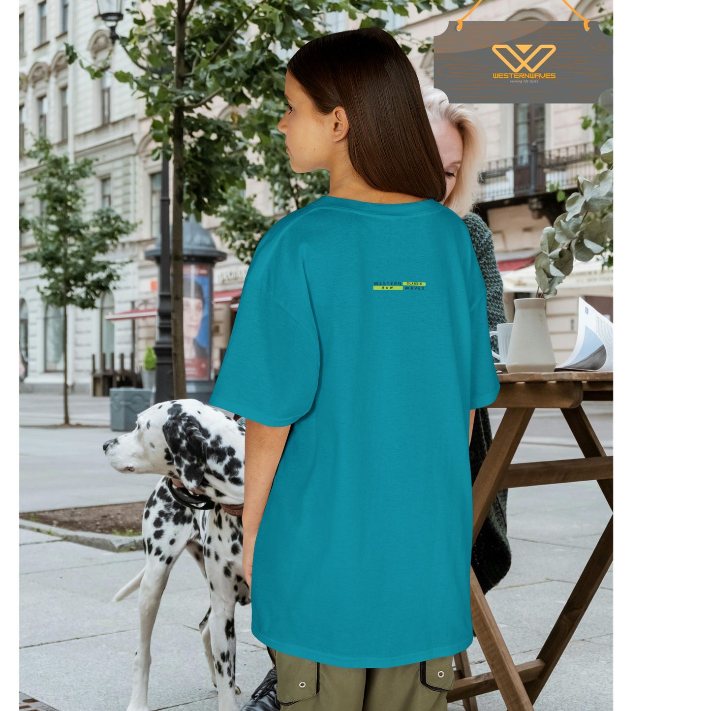 Kids Heavy Cotton™ Tee_ N2+ Series KHCT PT2WW008_ Limited Edition Durable Comfort for Every Adventure by WesternWaves: