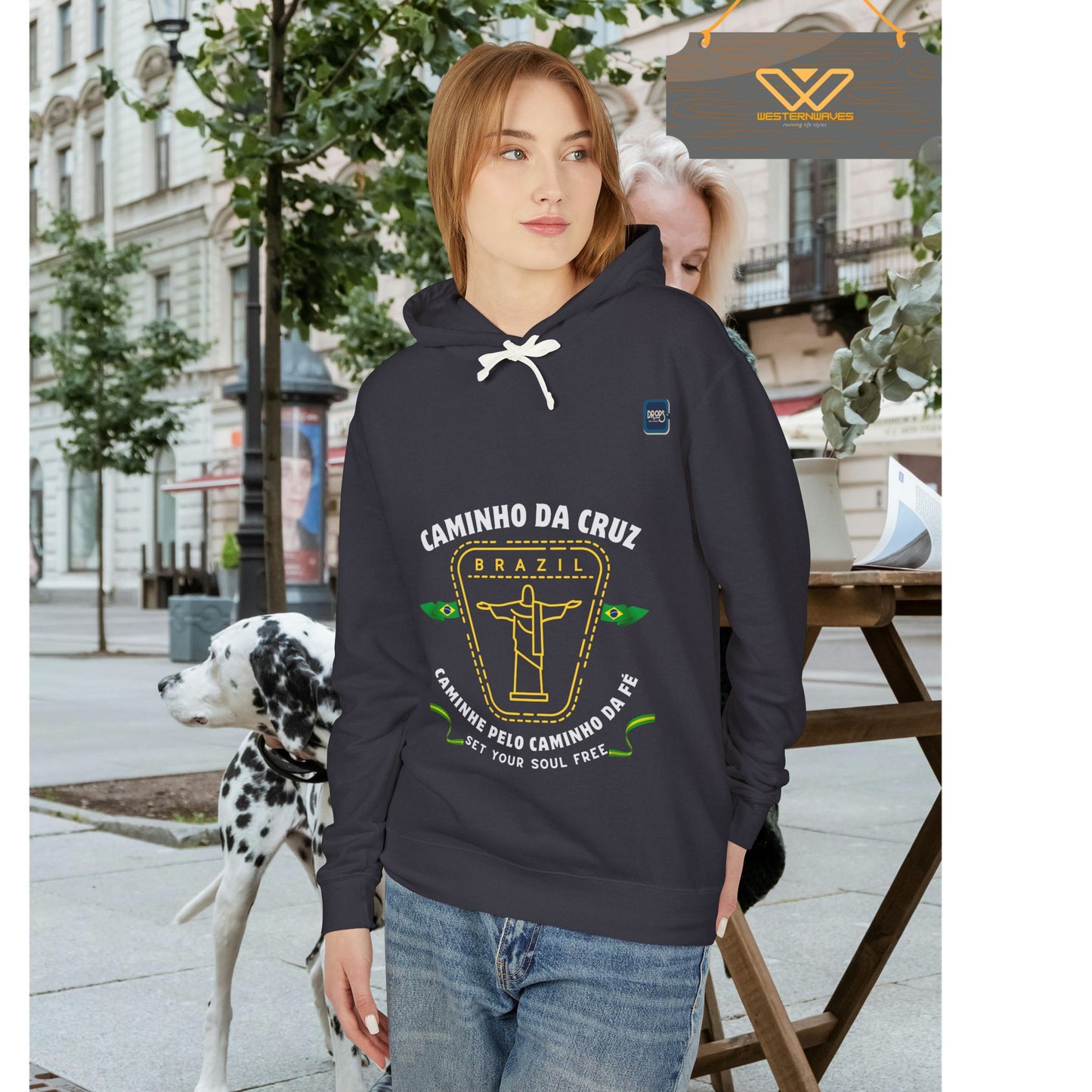Unisex Lightweight Hooded Sweatshirt – N2+ Series USLWHSS PT2WW024_ Limited Edition Crafted Comfort by WesternWaves: