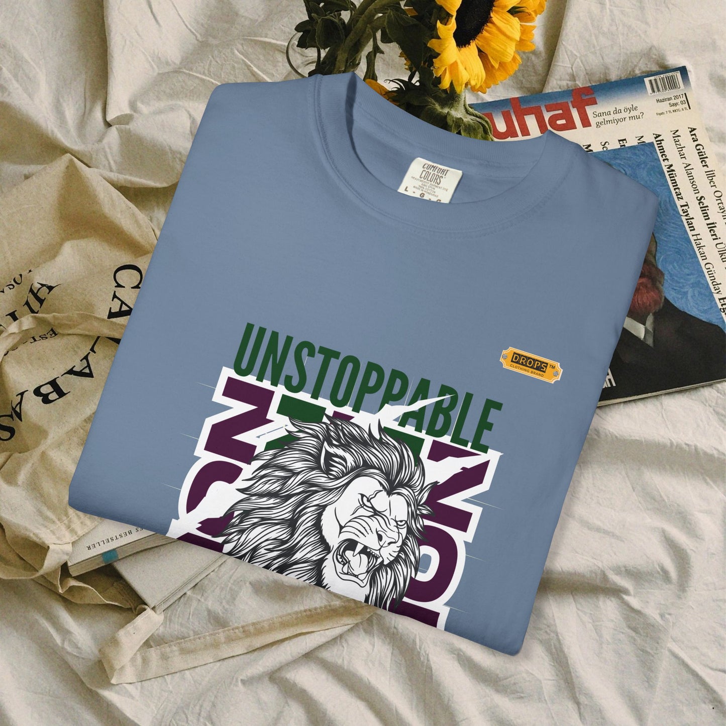 Unisex Garment-Dyed T-Shirt_ 26 June 2025_ Limited Edition Strength in Diversity by WesternWaves: