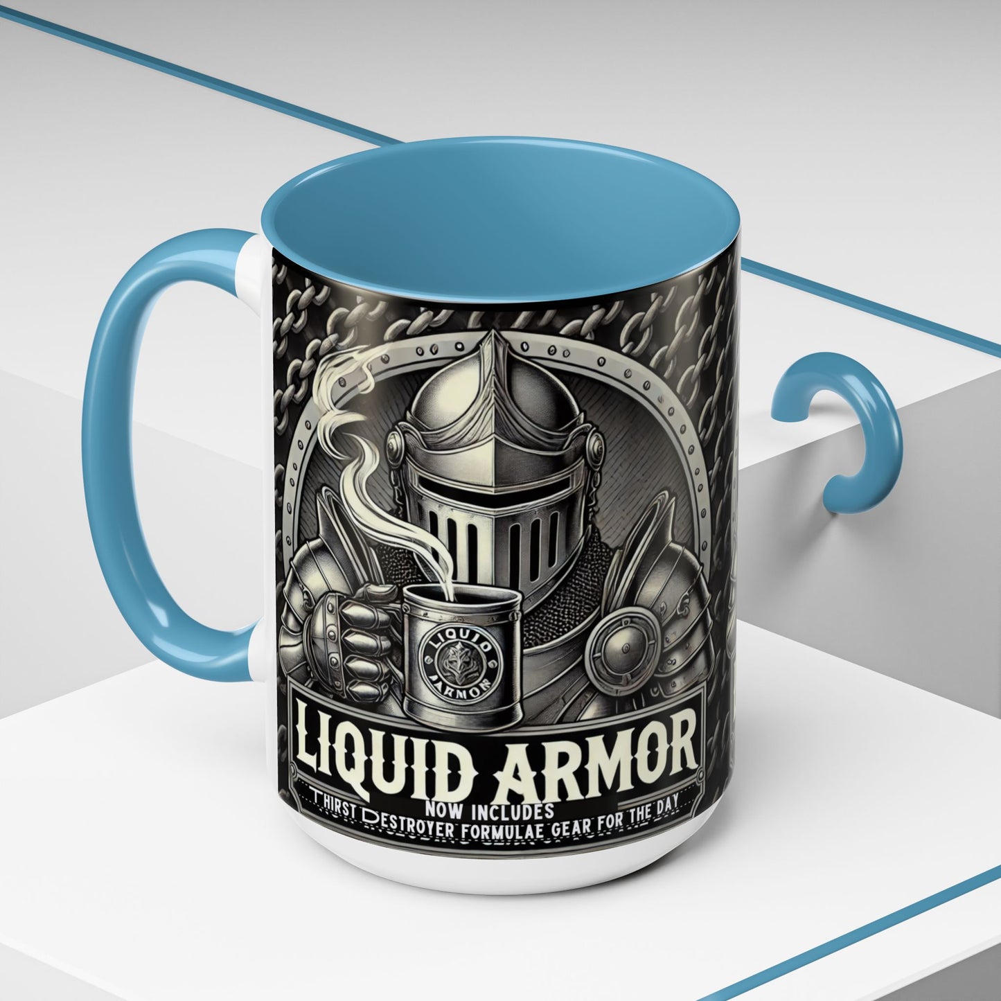 Accent Coffee Mug 11, 15oz_ N3+ Series ACM11OZ PT2WW0002_ Vibrant Limited Edition Design by WesternWaves:
