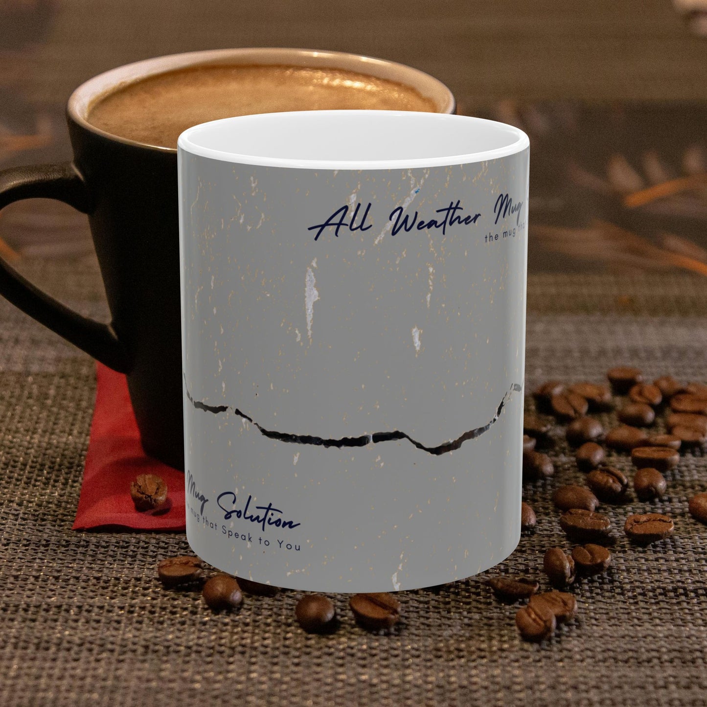Ceramic Mug, (11oz, 15oz)_ N3+ Series CM10OZ&15OZ PT2WW001_ Limited Edition by WesternWaves: