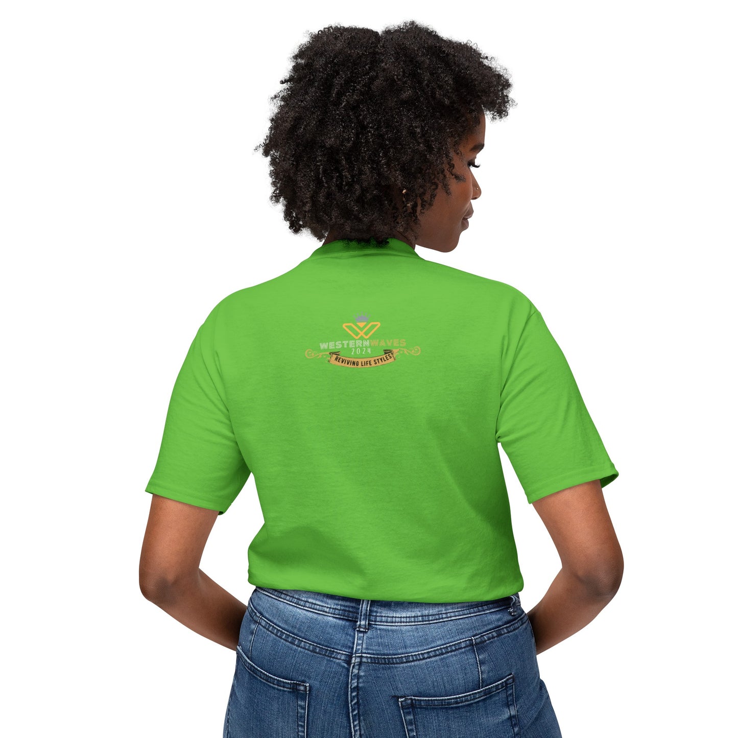 Unisex HD Cotton™ T-shirt_ N+ Series USHDCTS PT2WW002_ Limited Edition Unisex HD Cotton™ T-shirt by WesternWaves