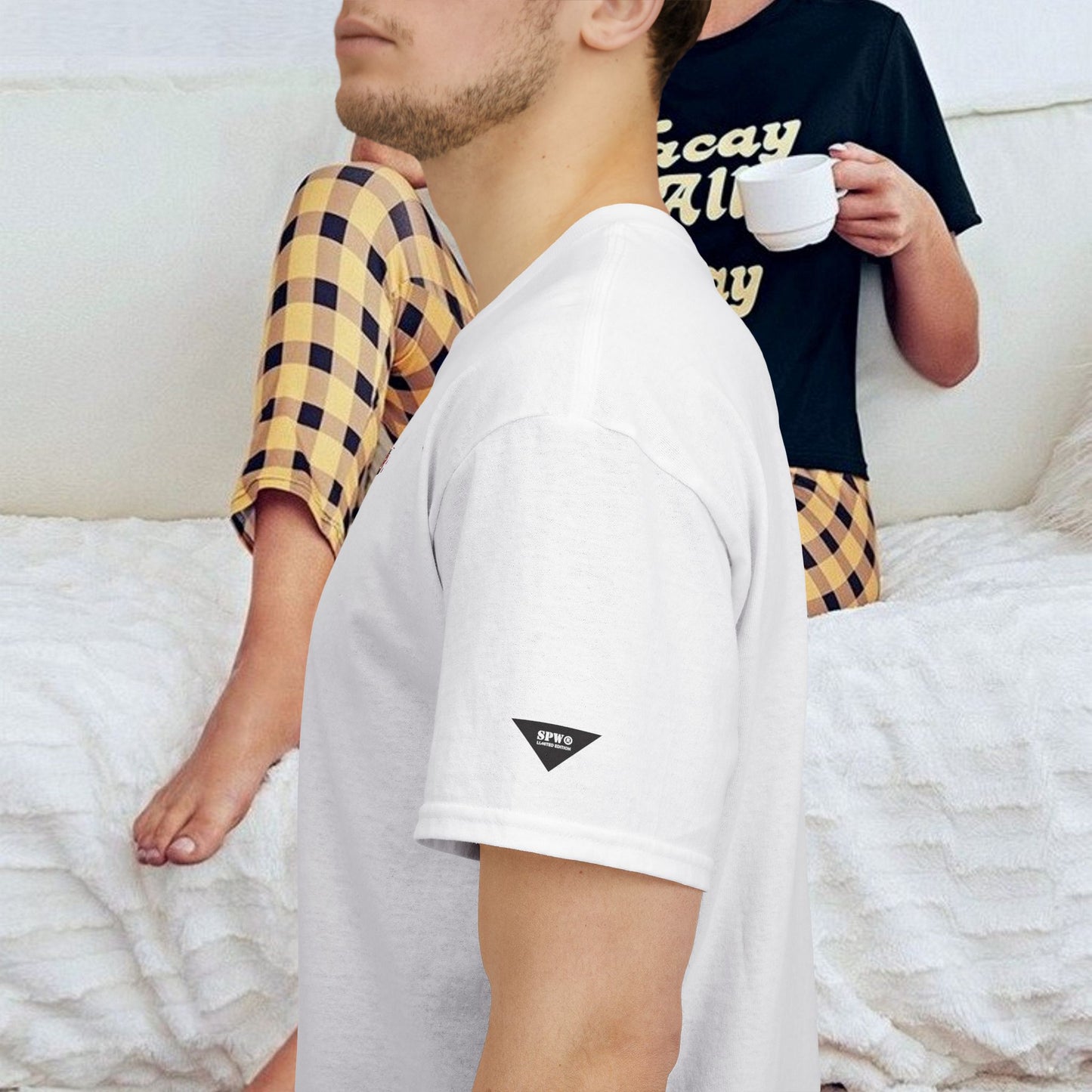 Unisex Heavy Cotton Tee_ 20 July 2025_ Limited Edition Unique Summer Wear_ by WesternWaves: