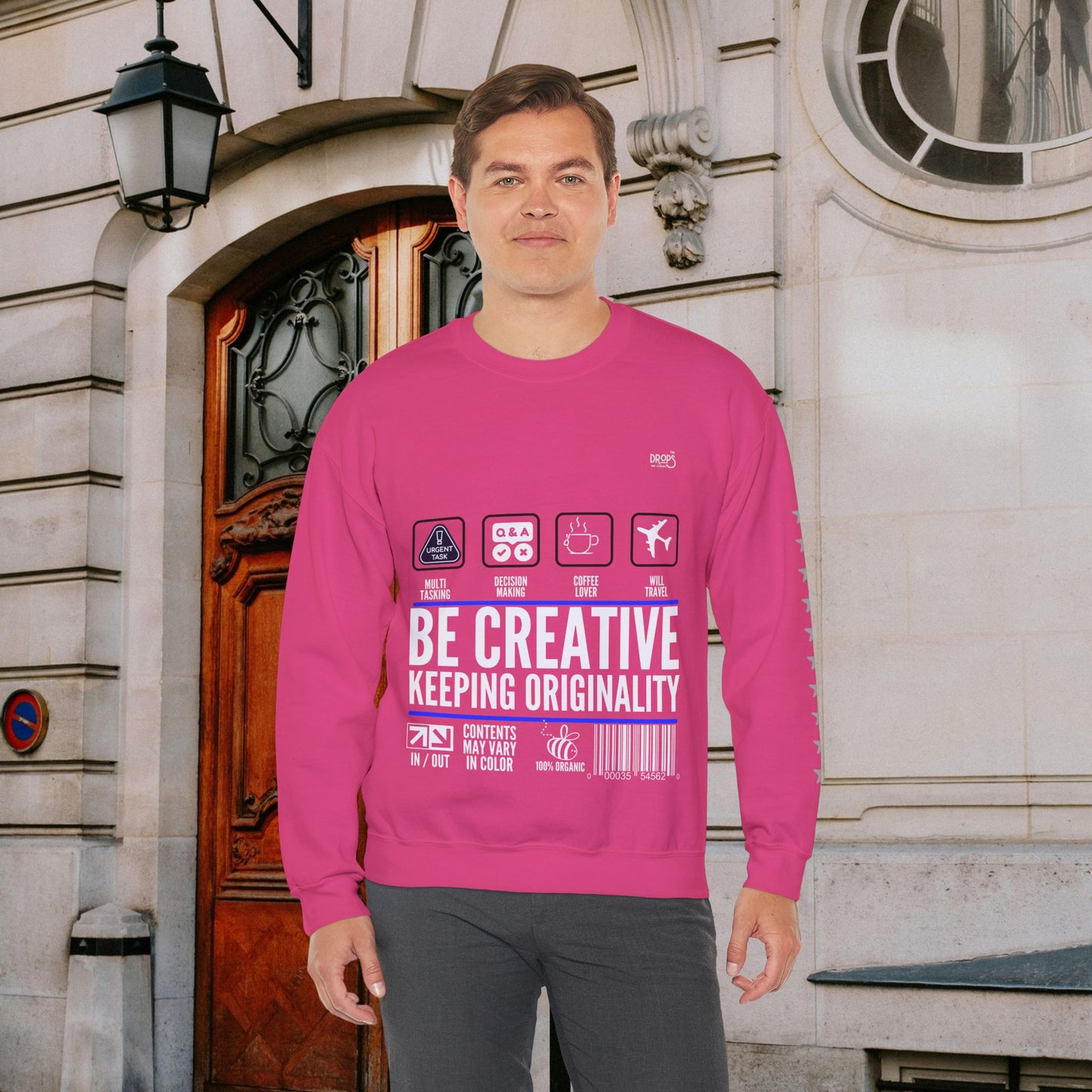 Unisex Heavy Blend™ Crewneck Sweatshirt_ N2 Sports Series UHBCSS PT2WW004_ Limited Edition 'DROPS' Brand Sweatshirt by WesternWaves: