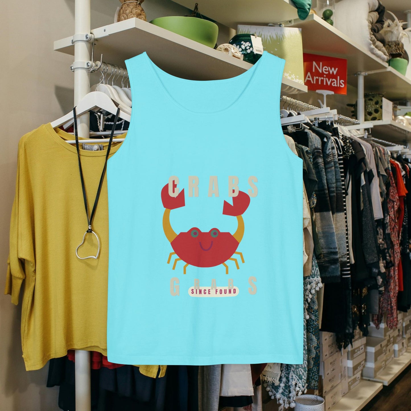 Unisex Garment-Dyed Tank Top_ N2+ Series USGDTT PT2WW012_ Limited Edition Comfort & Style by WesternWaves: