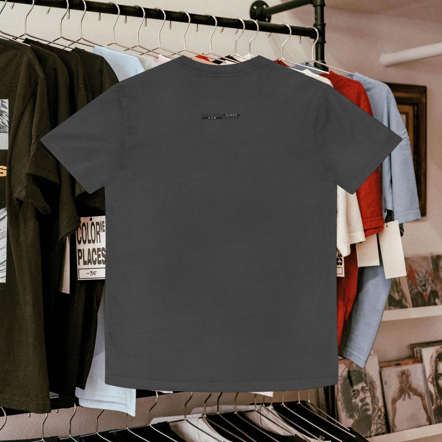 Unisex Faded Shirt_ N8* Series USFADEDSHIRT PT2WW001_ Limited Edition Warm Vibes by WesternWaves: