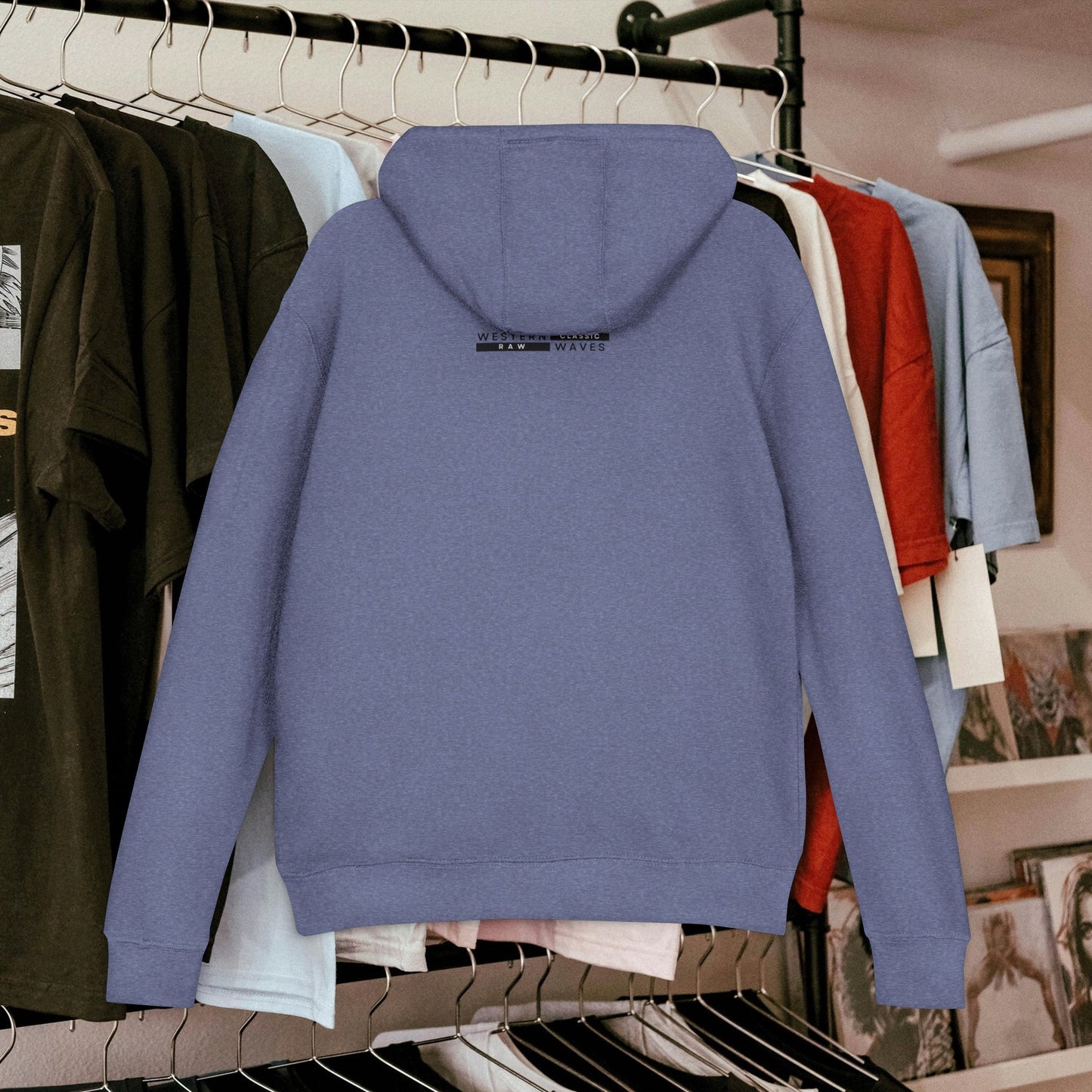Unisex French Terry hoodie_ N8* Series USFTH PT2WW001_ Limited Edition Everyday Comfort by WesternWaves: